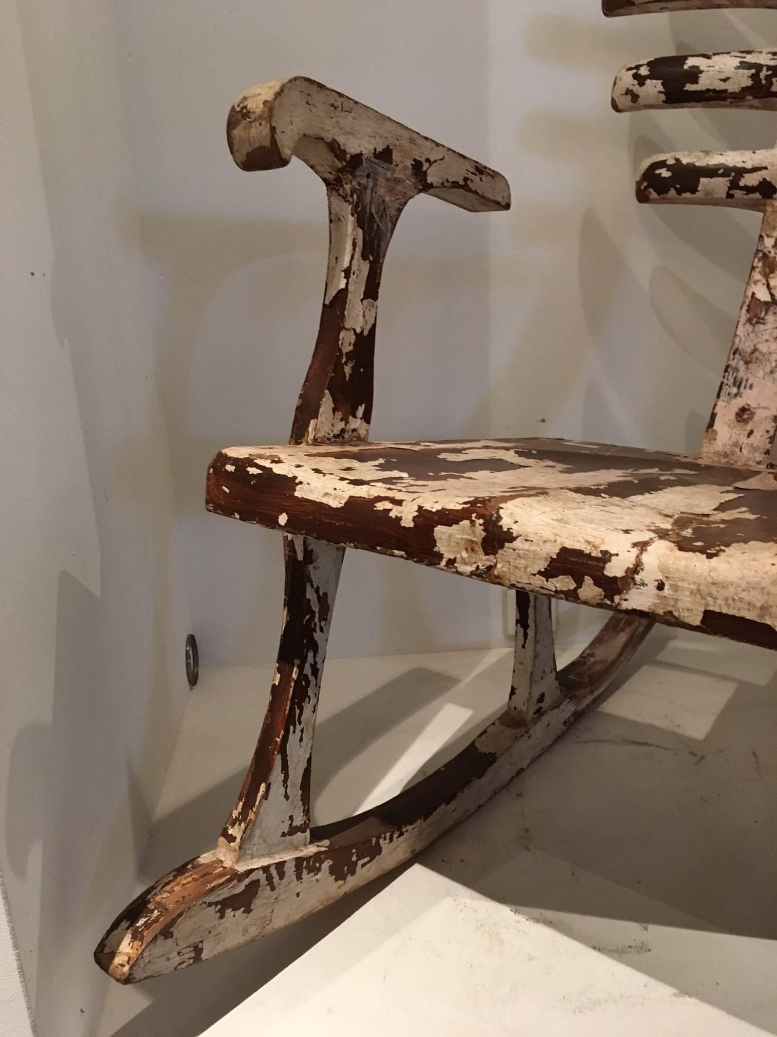 Indonesian Skeleton Rocking Chair