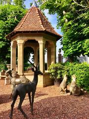 Magnificent French 19th Century Limestone Garden Gloriette Gazebo