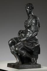 A 19th C. Cast Iron Statue of Giuliano de Medici by Foundry Val d'Osne