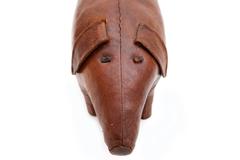 Abercrombie and Fitch Leather Stool