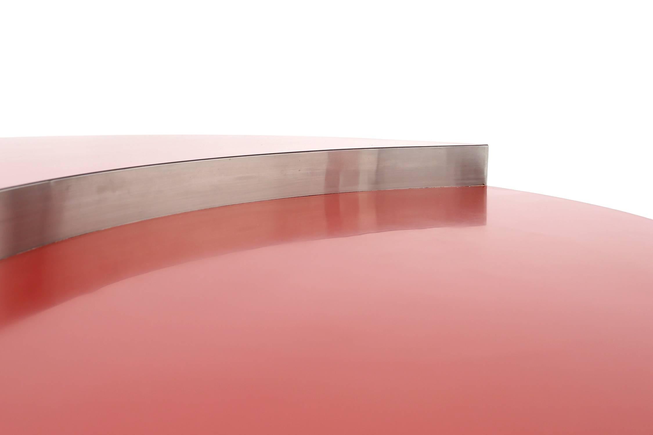 Late 20th Century Willy Rizzo Revolving Coffee Table