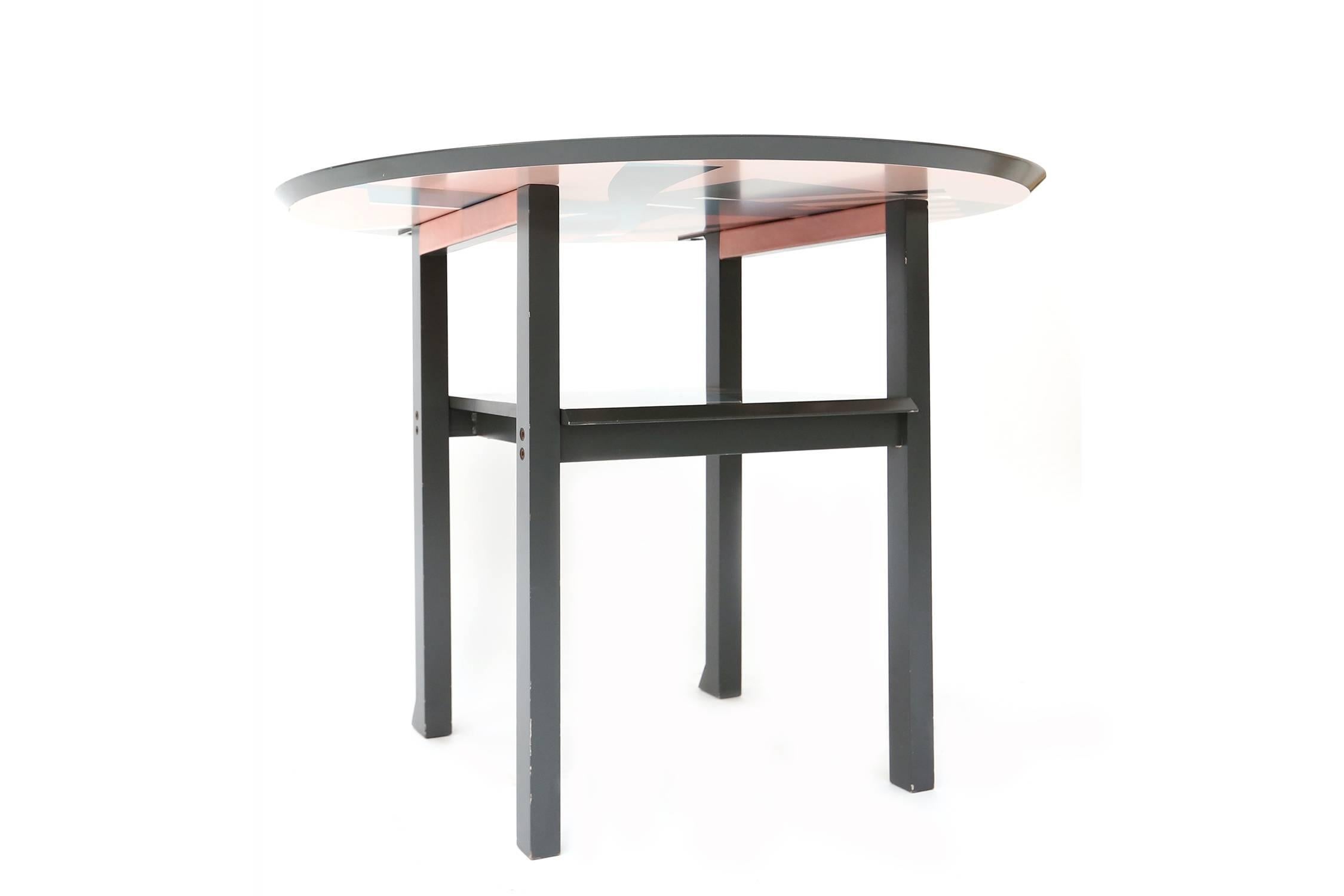 Memphis table chair
Zabro designer Alessandro Mendini.
Manufacturer Zanotta, Italy, 1984.