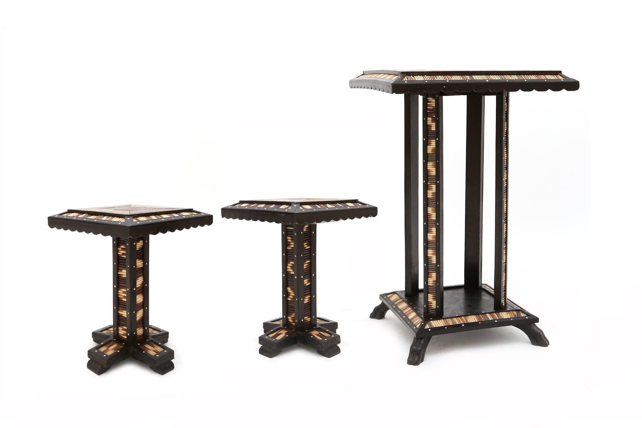 Other Oriental Antique Side Table Set