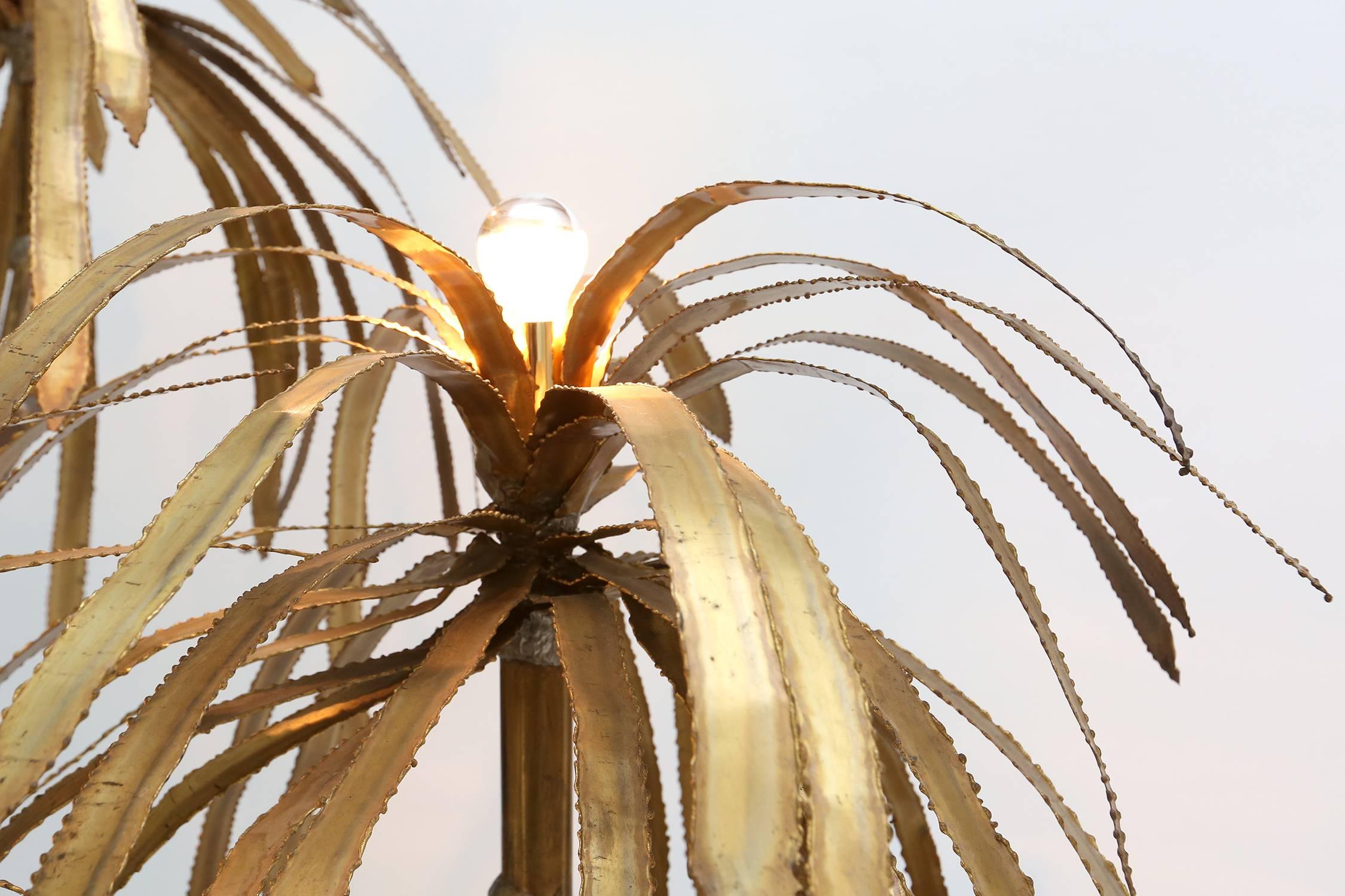 Maison Jansen Palm Tree Lamp In Excellent Condition In Antwerp, BE