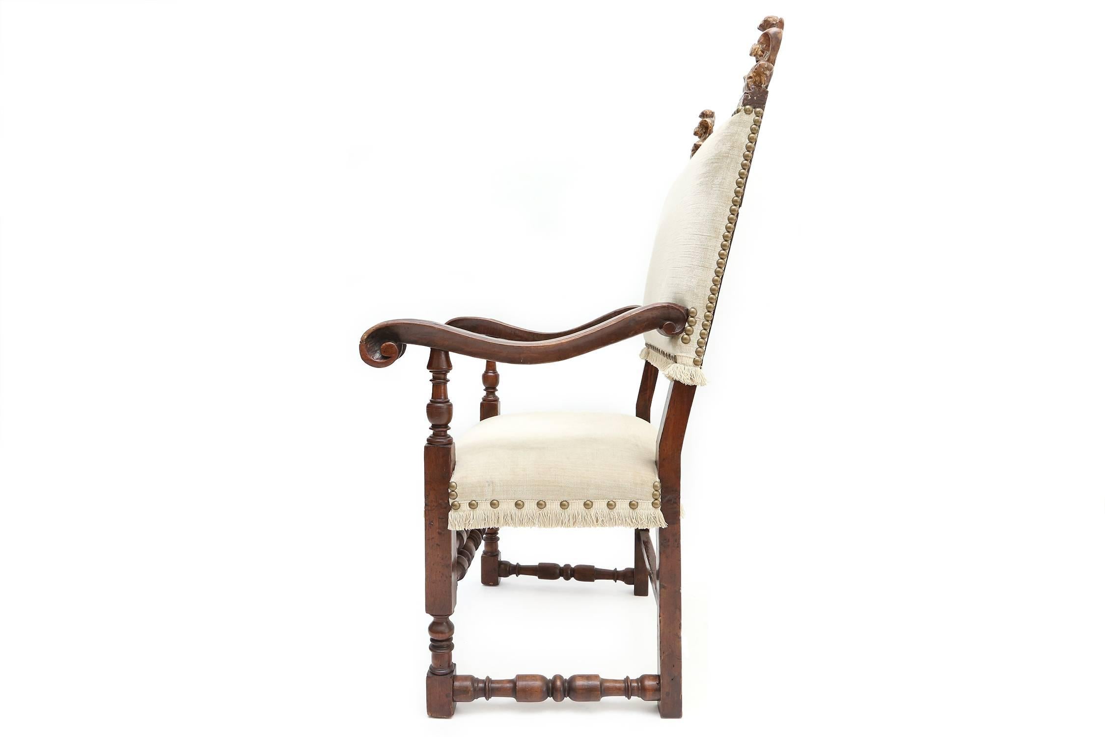 Late Victorian 19th Century Antique Armchair