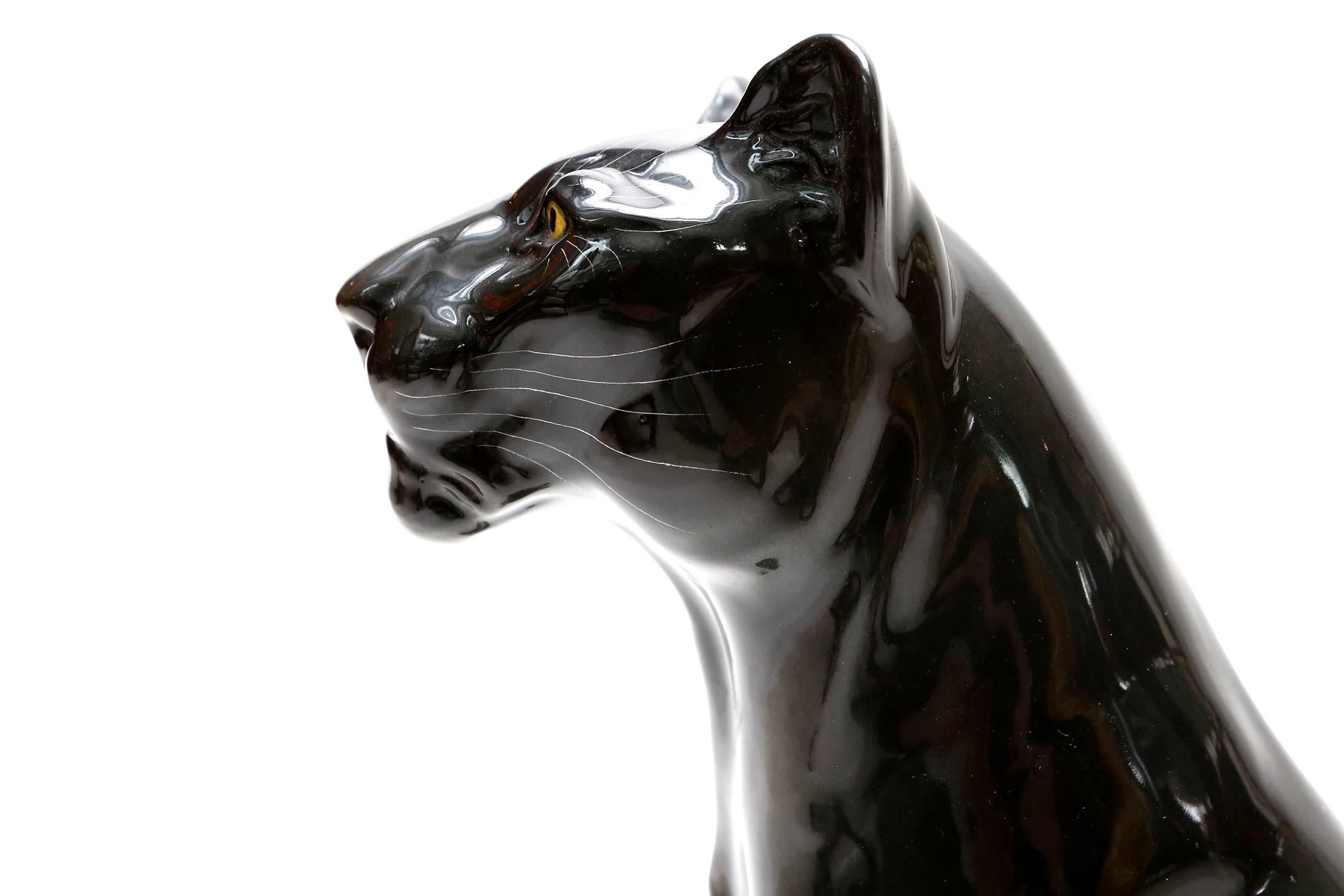 porcelain black panther