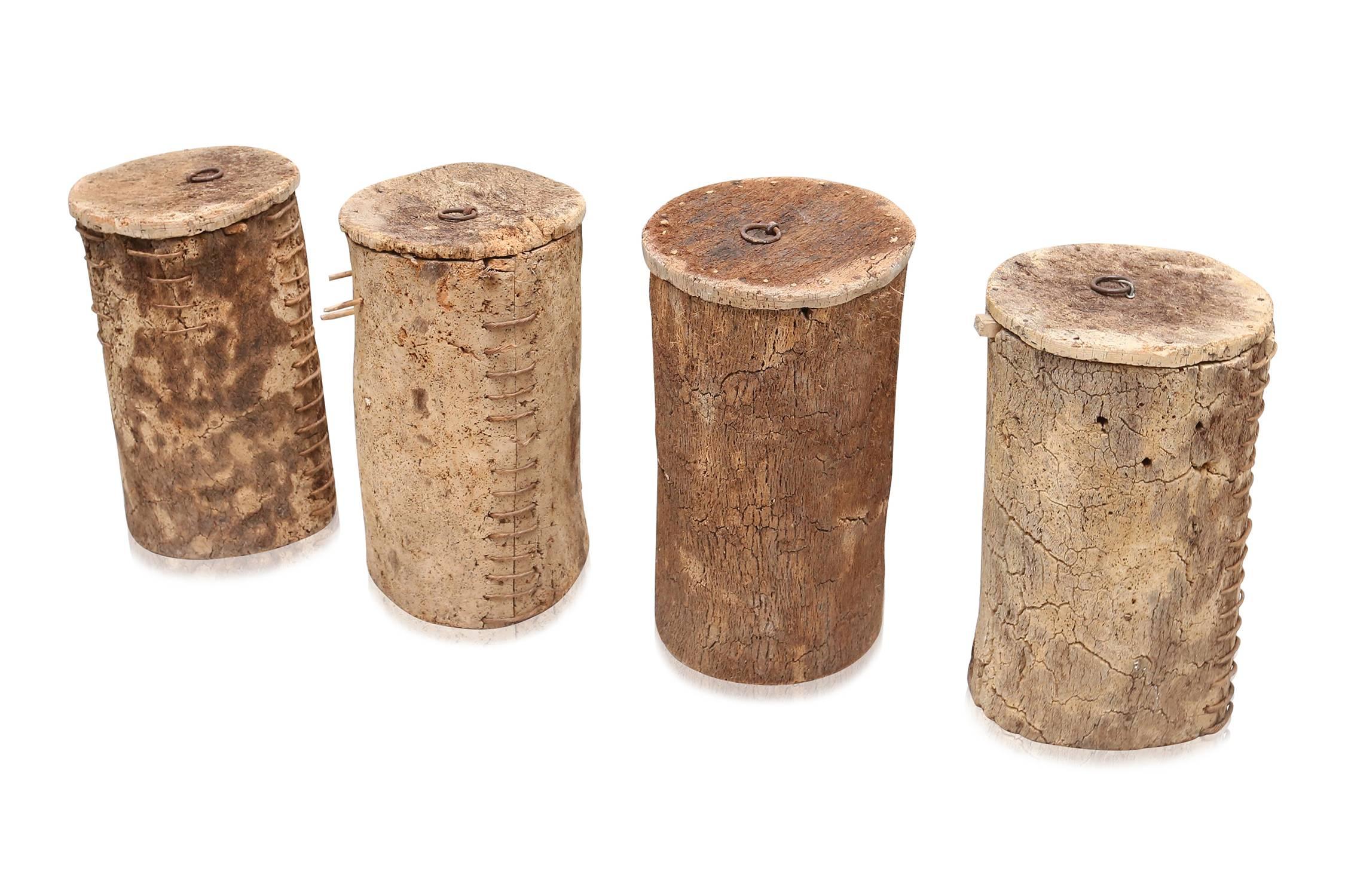 Great set of stool like cork objects
18th century, Spain
wabi sabi
Ø 33 cm H 55 cm.