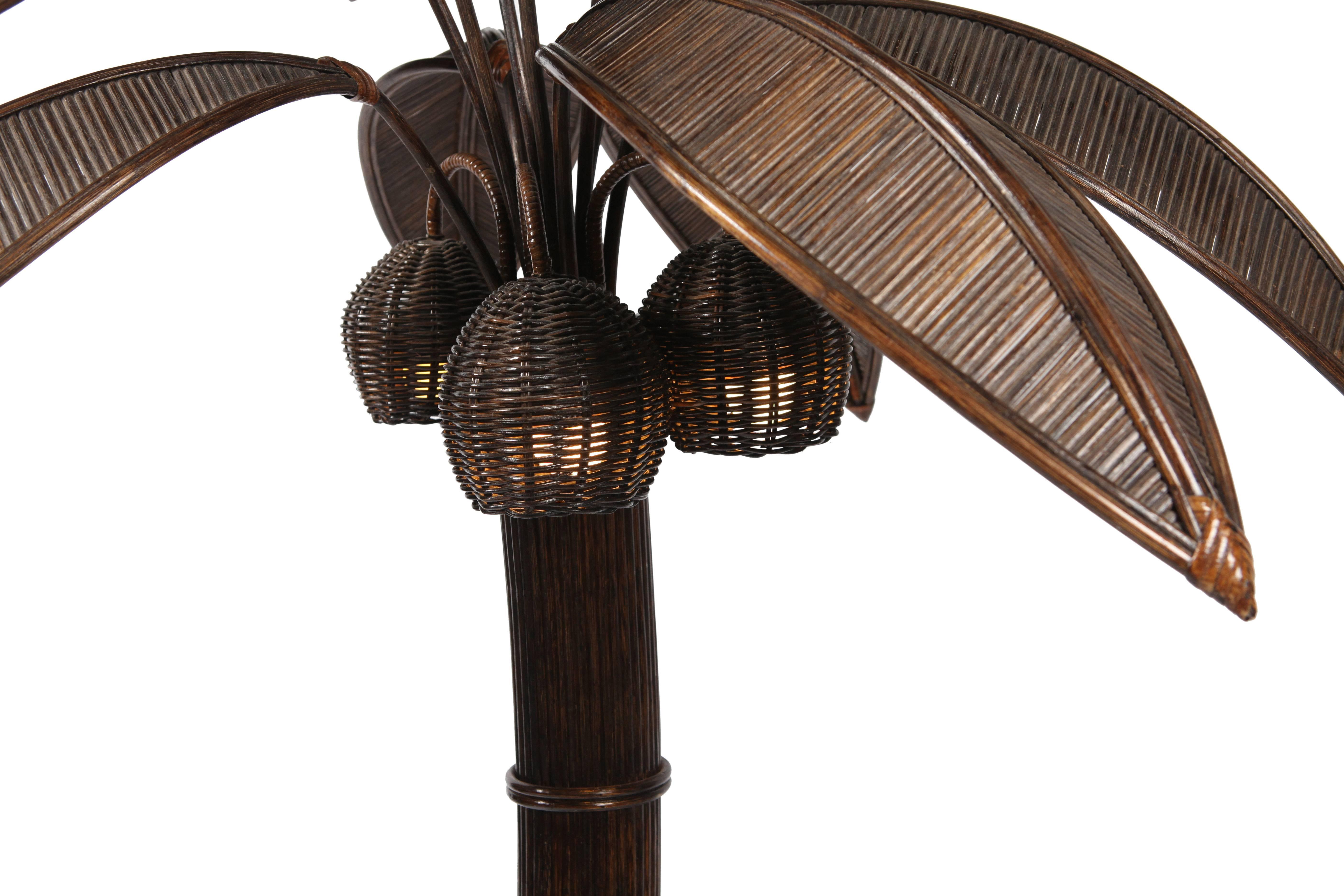 coconut palm tree lamp