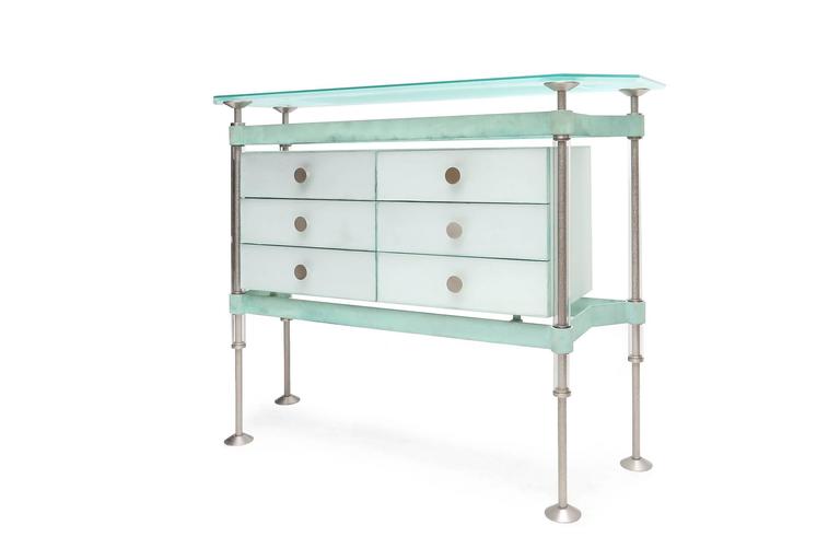Post-modern memphis style De Coene Drawer Cabinet, 1988 ...