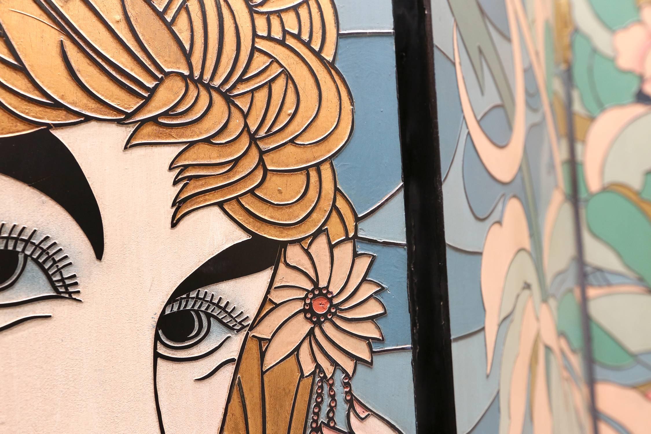 Late 20th Century 1970s Oriental Room Divider