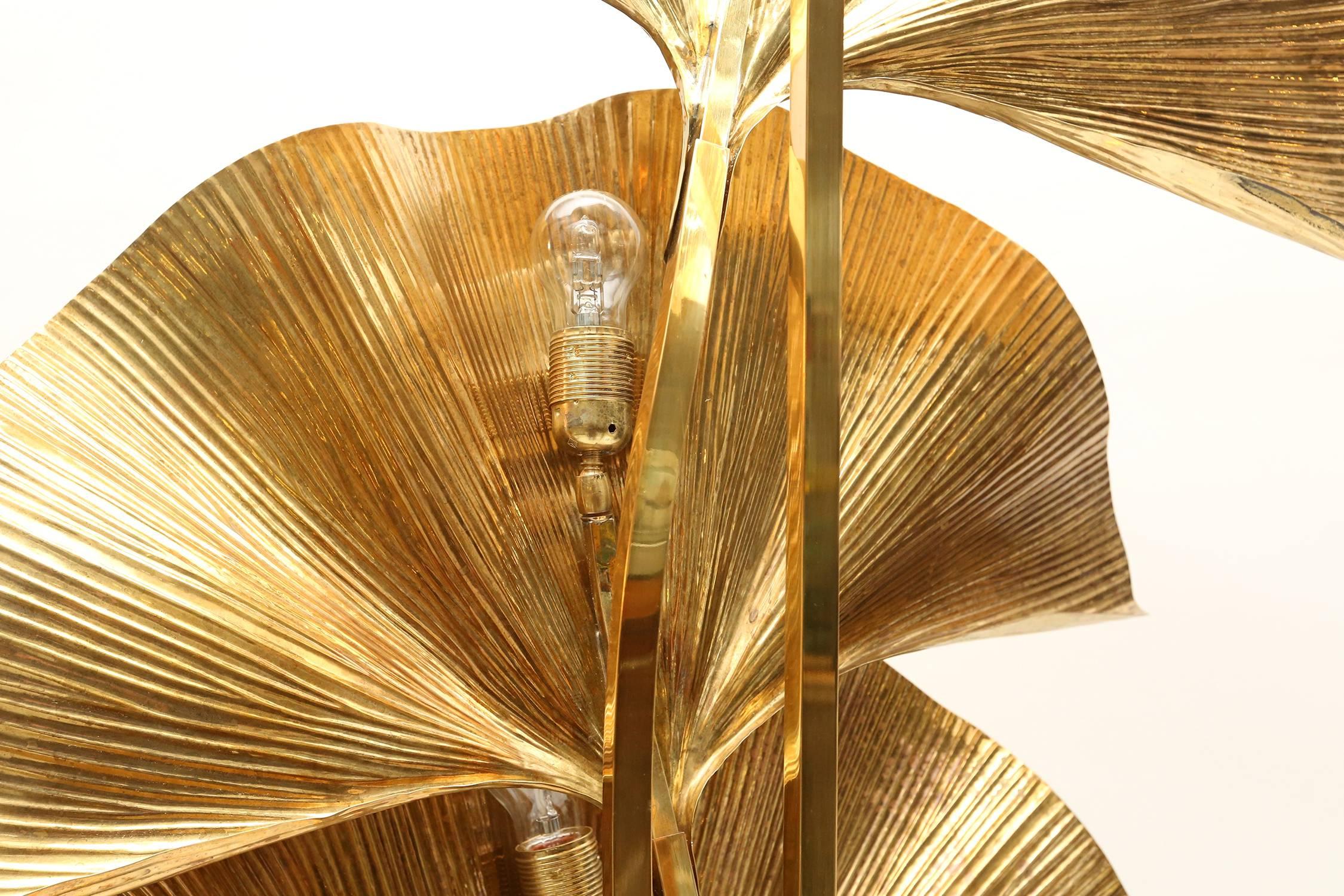 Mid-Century Modern Gingko Leaf Floor Lamp