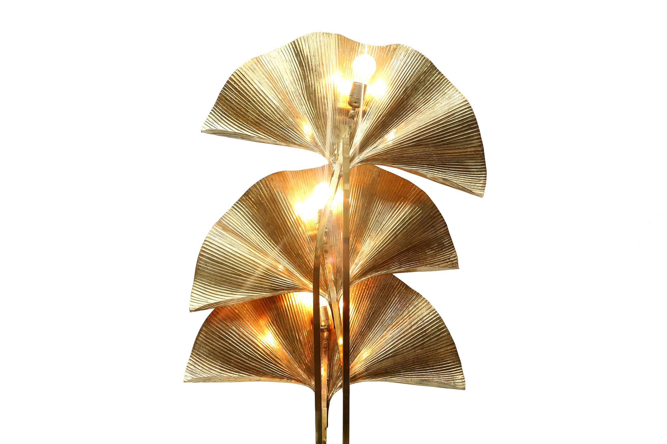 Italian Gingko Leaf Floor Lamp