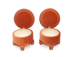 Velvet Coral Stool