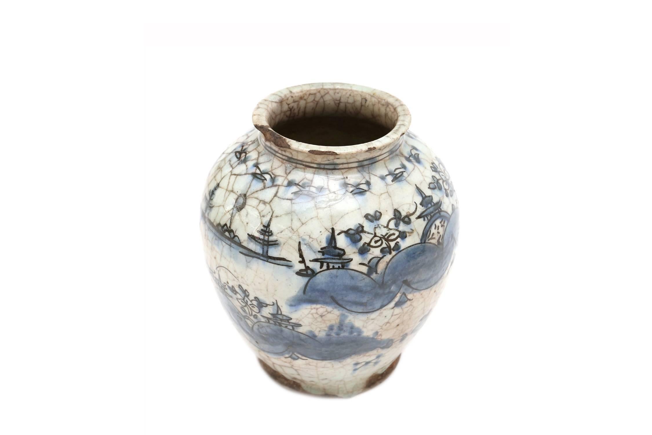 Asian Antique 18th Century Oriental Ceramic Vases