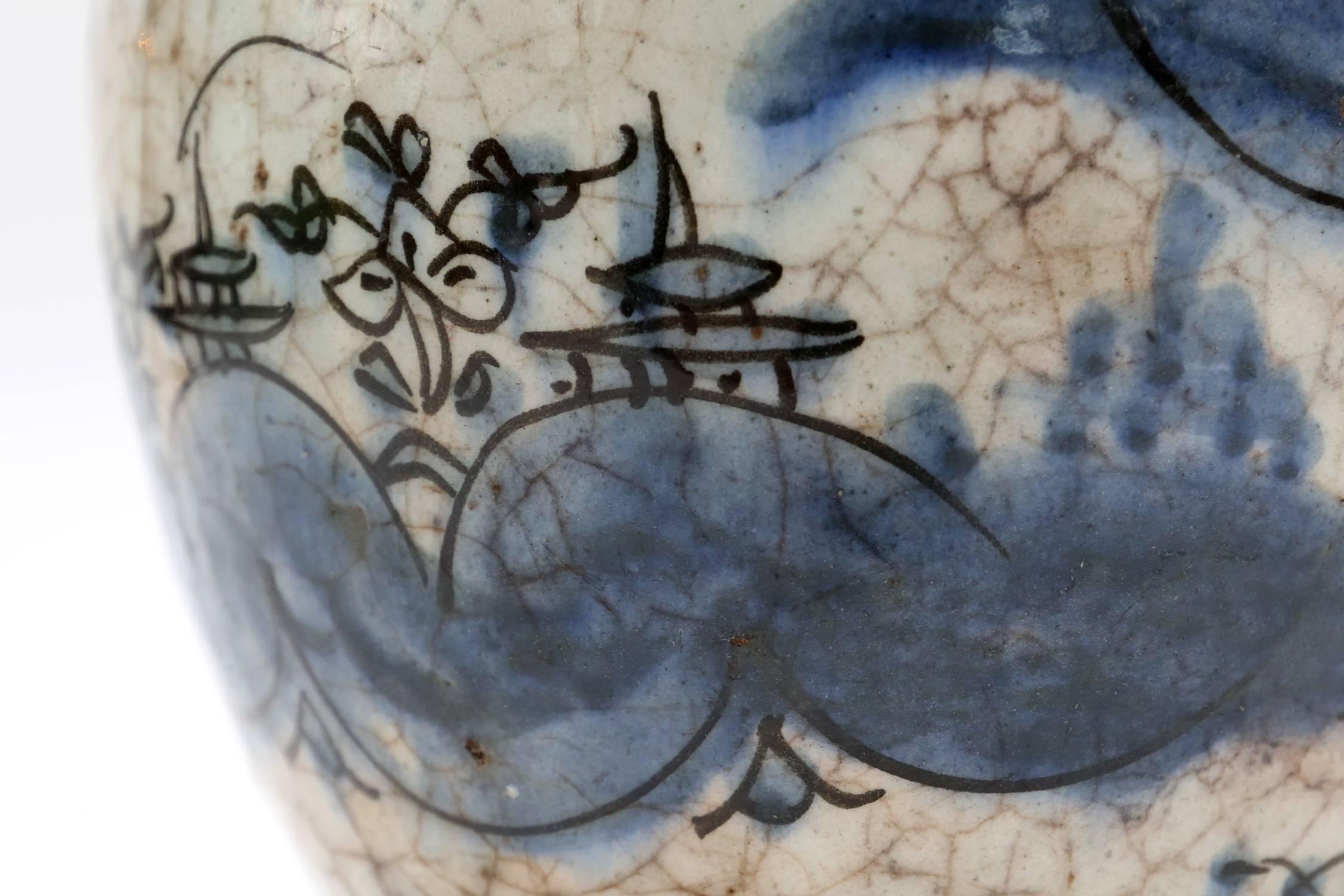 Antique 18th Century Oriental Ceramic Vases 4