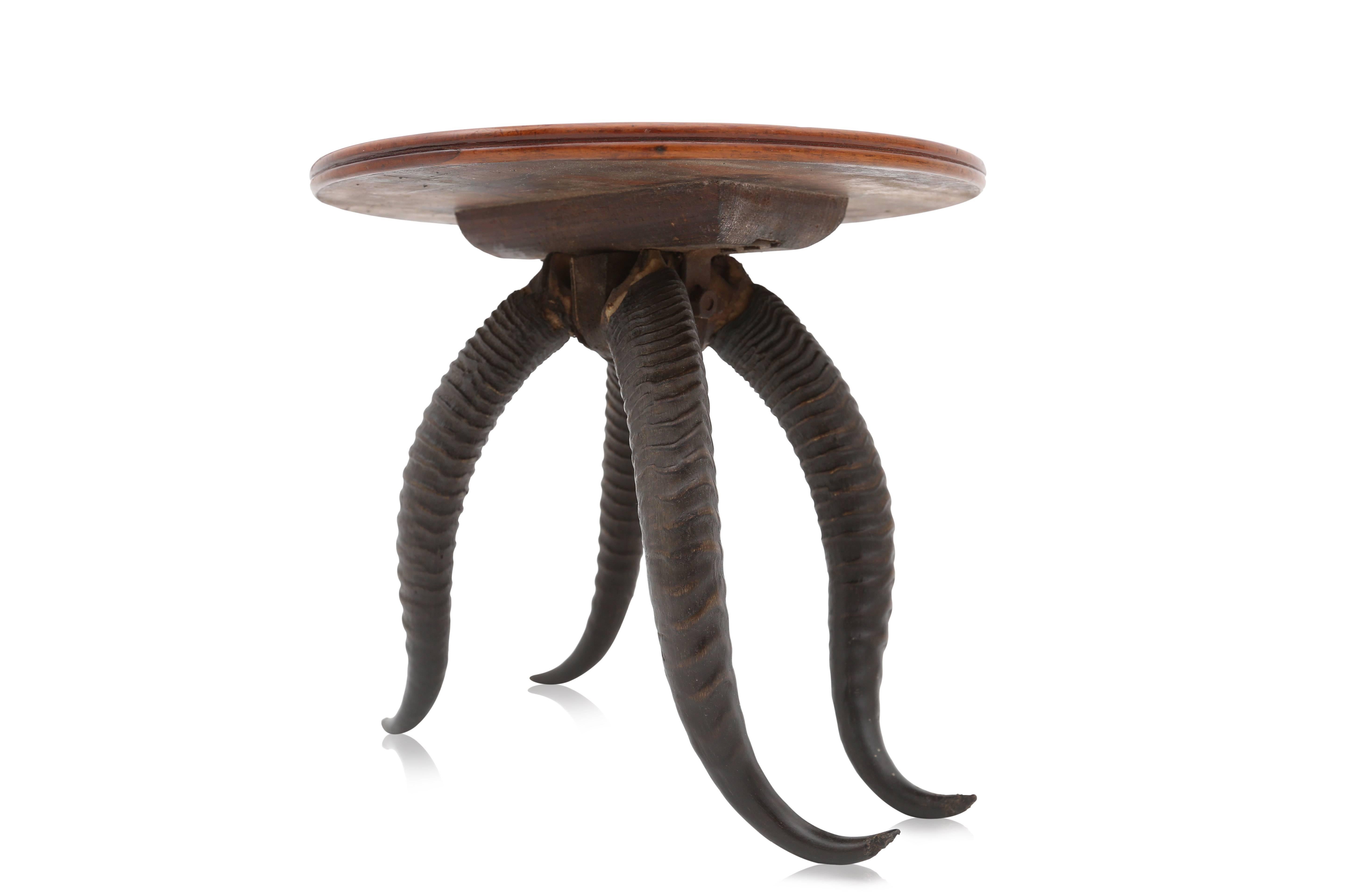 Mid-20th Century Horned Side Table