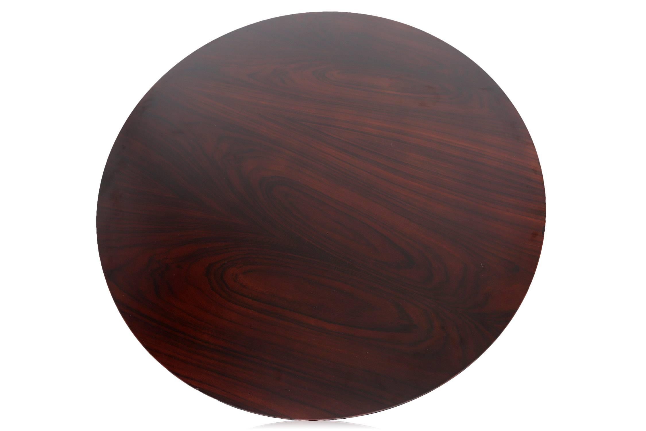 Italian Round Rosewood Dining Table