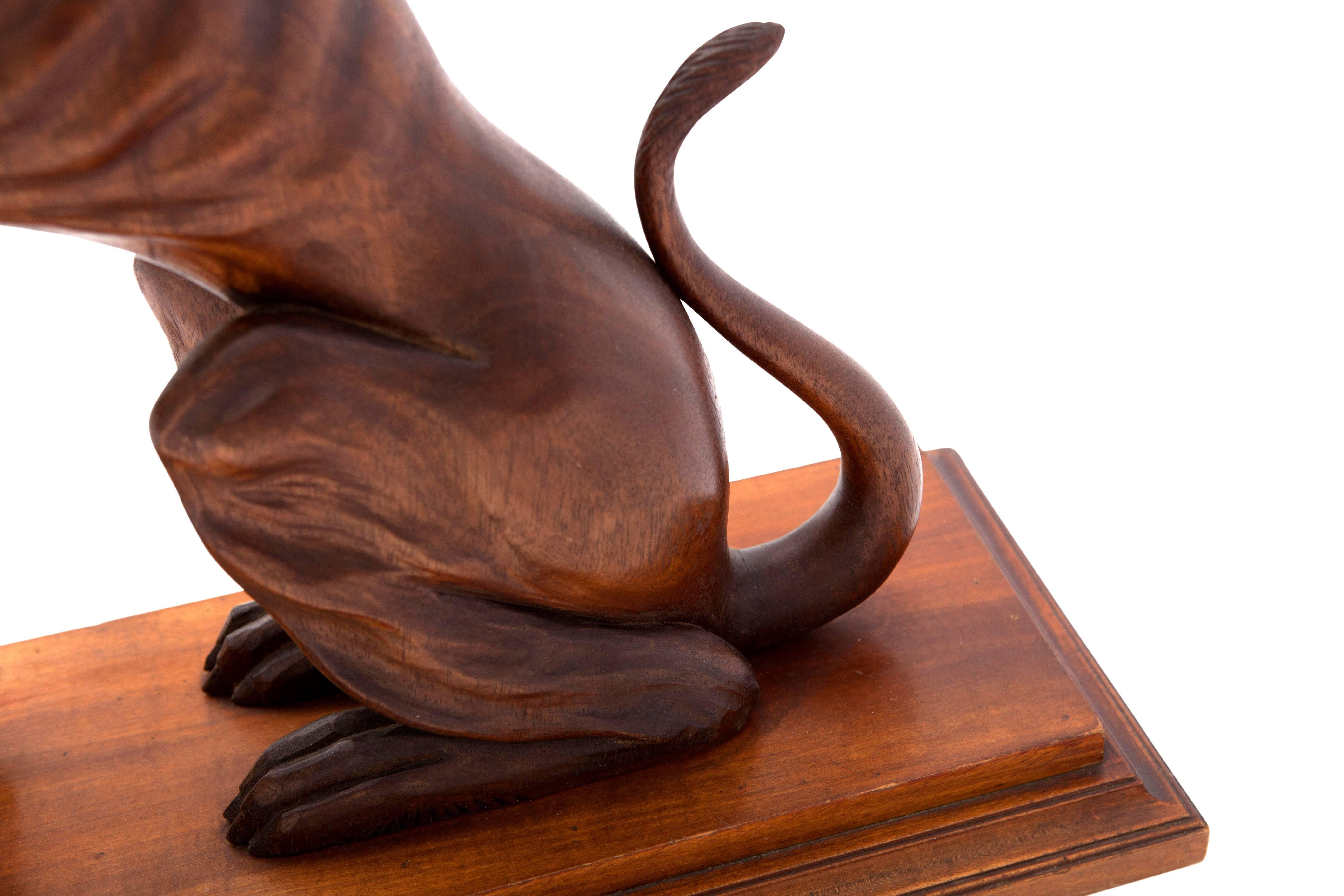Brass Greyhound Side Table