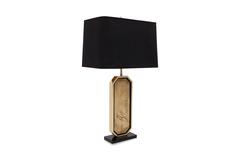 Pair of Brass Etched Lamps