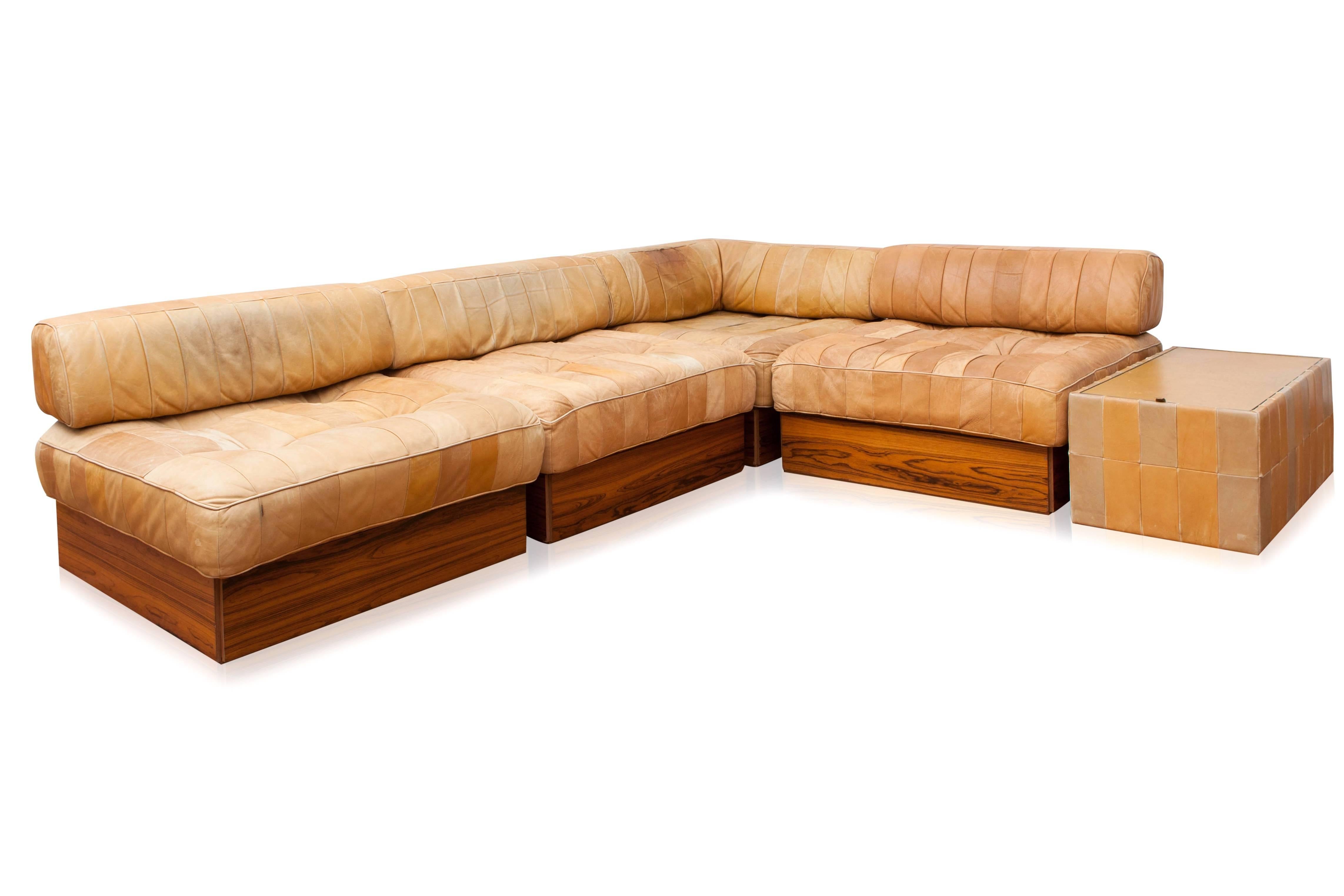 Mid-Century Modern Modular De Sede DS 88 Landscape Sofa