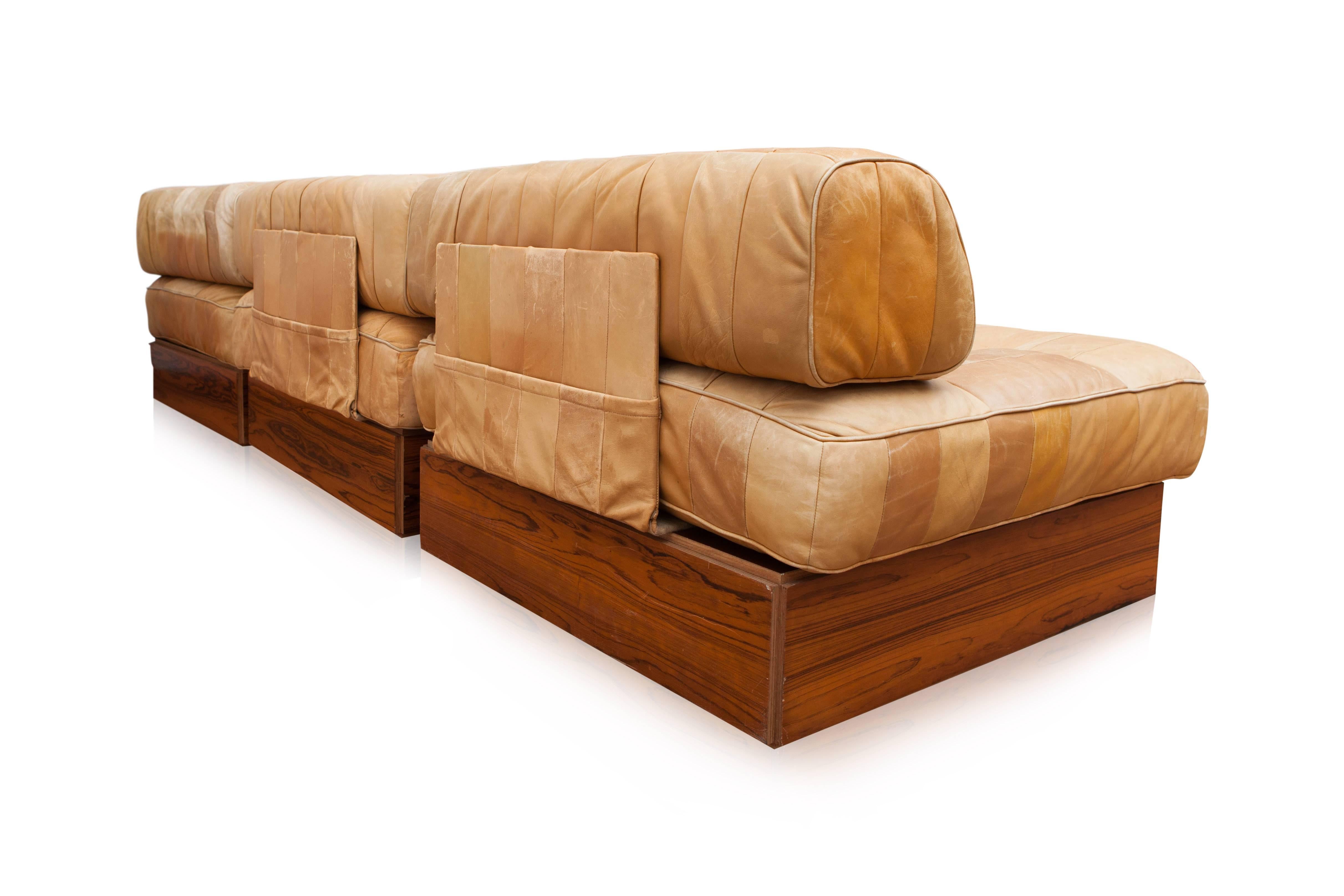 Leather Modular De Sede DS 88 Landscape Sofa