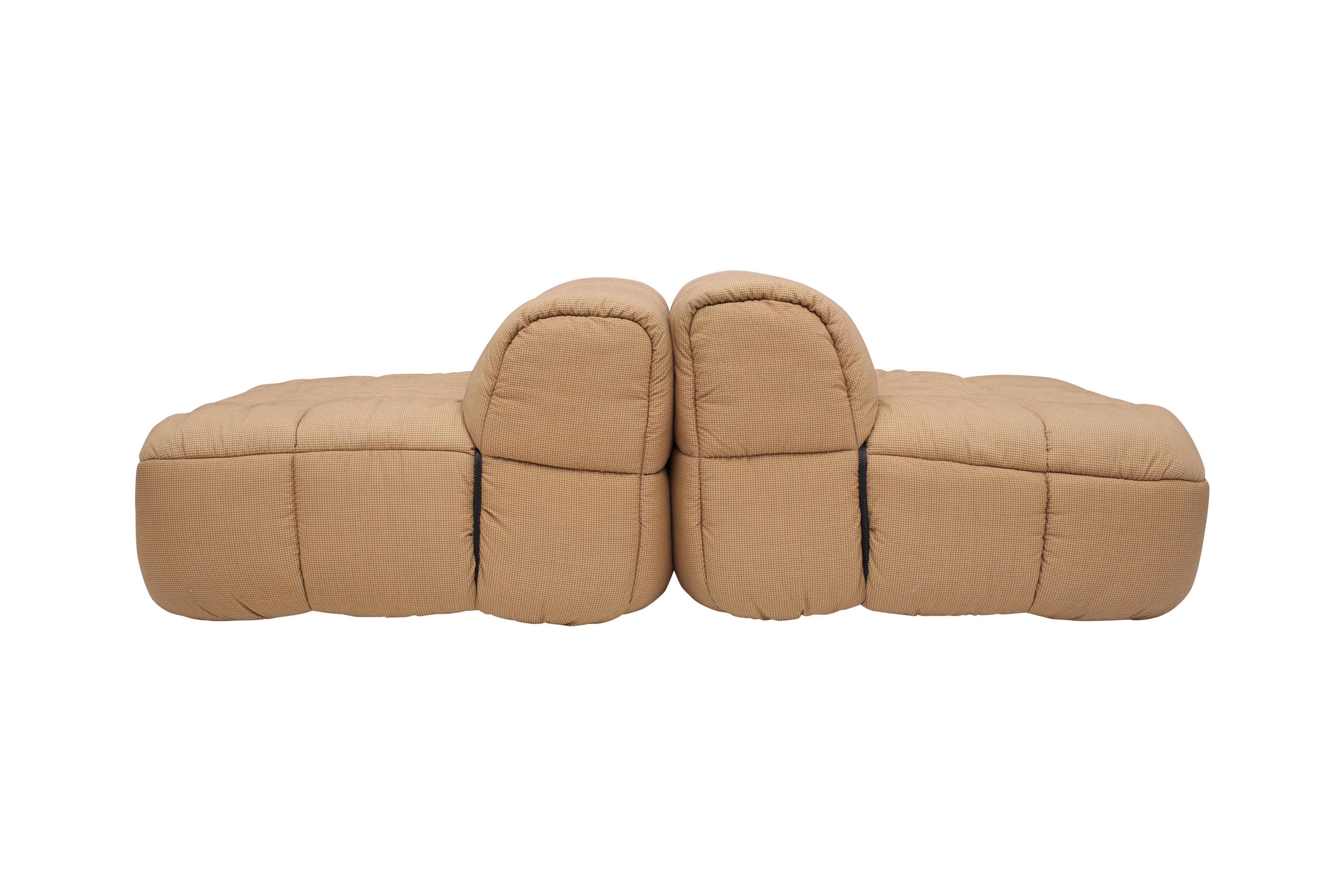 Italian Arflex Strips Seating Elements by Cini Boeri