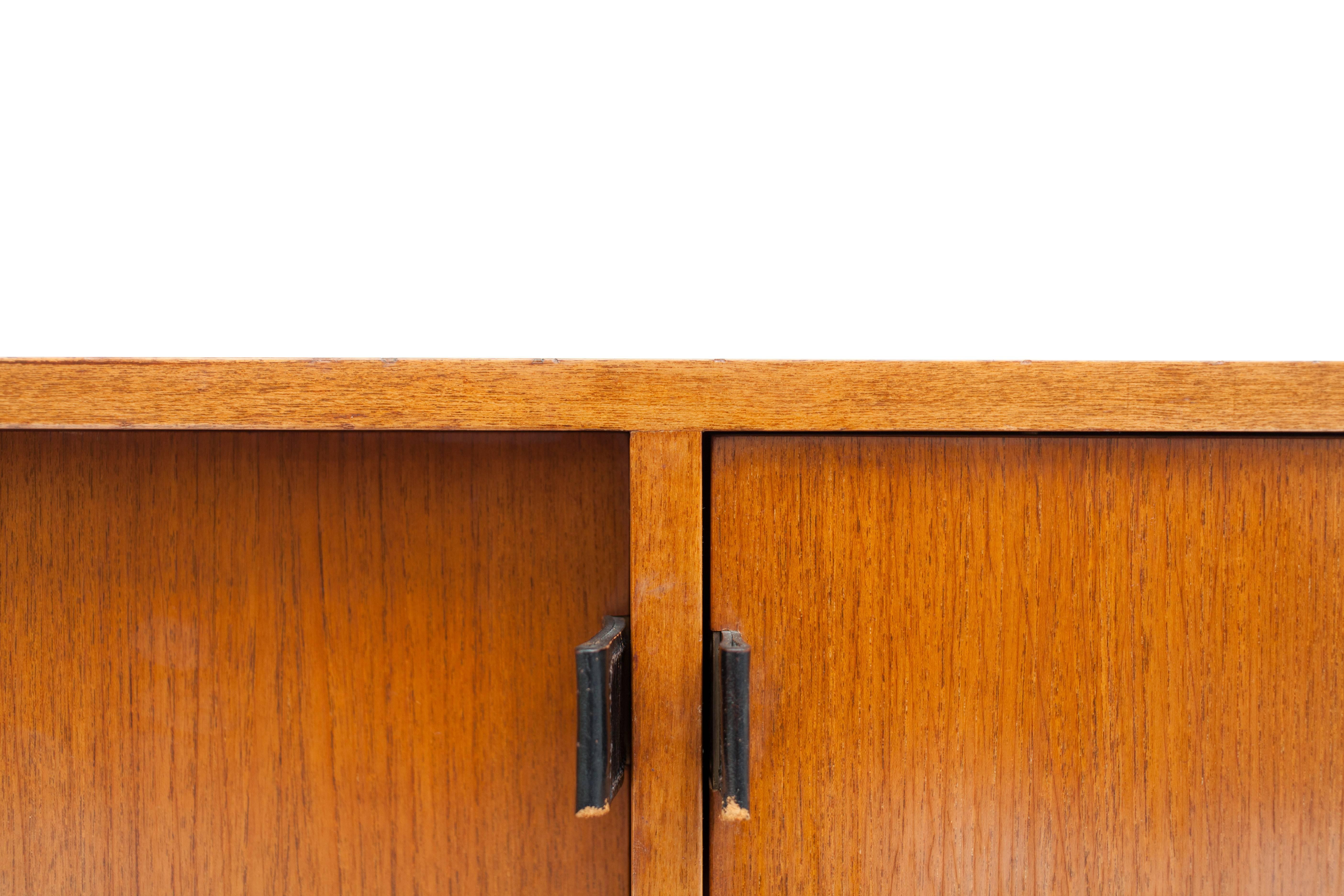 Mid-20th Century Modern Credenza in Teak by Florence Knoll, Manufactured by De Coene, 1950s