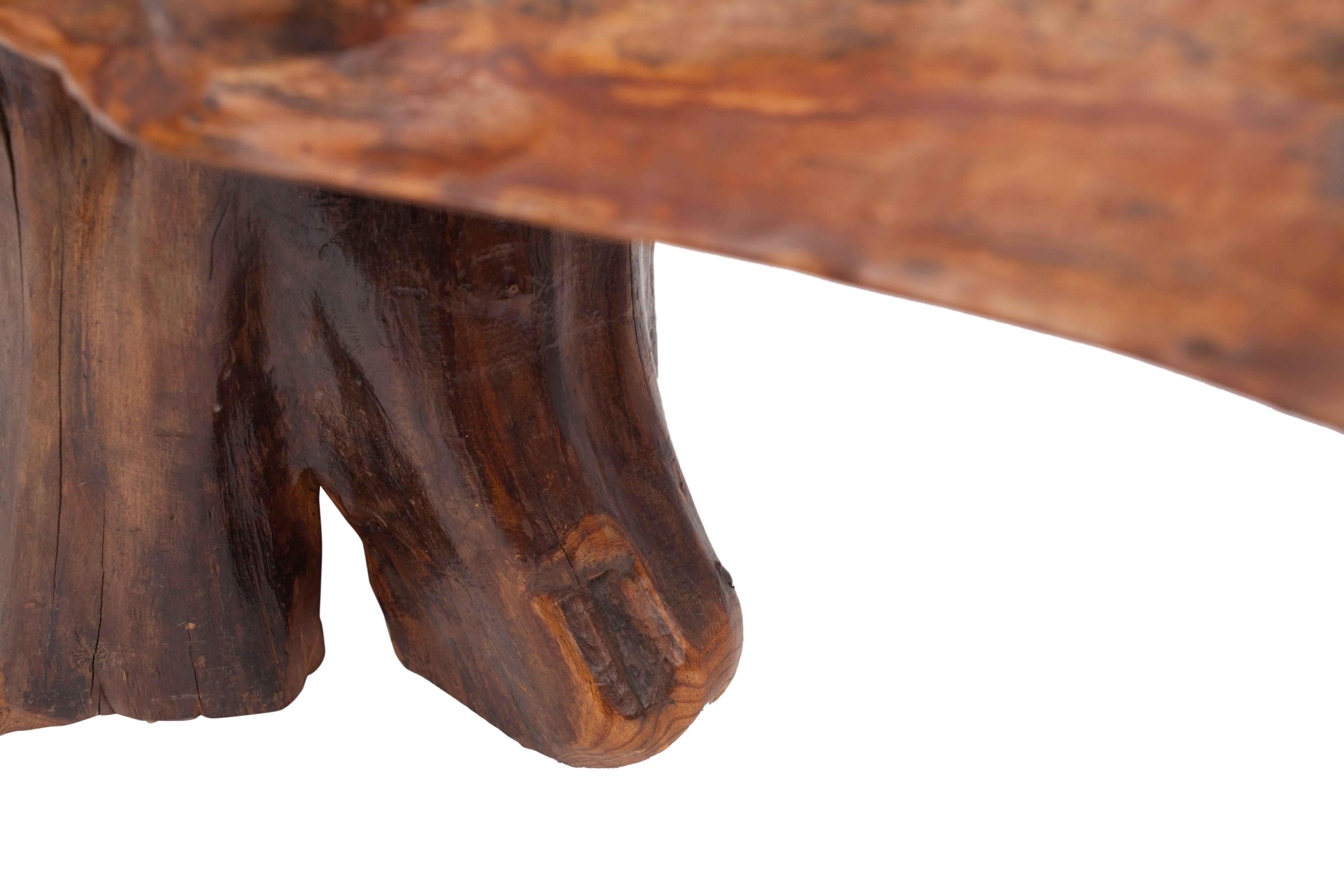 burrell wood coffee table