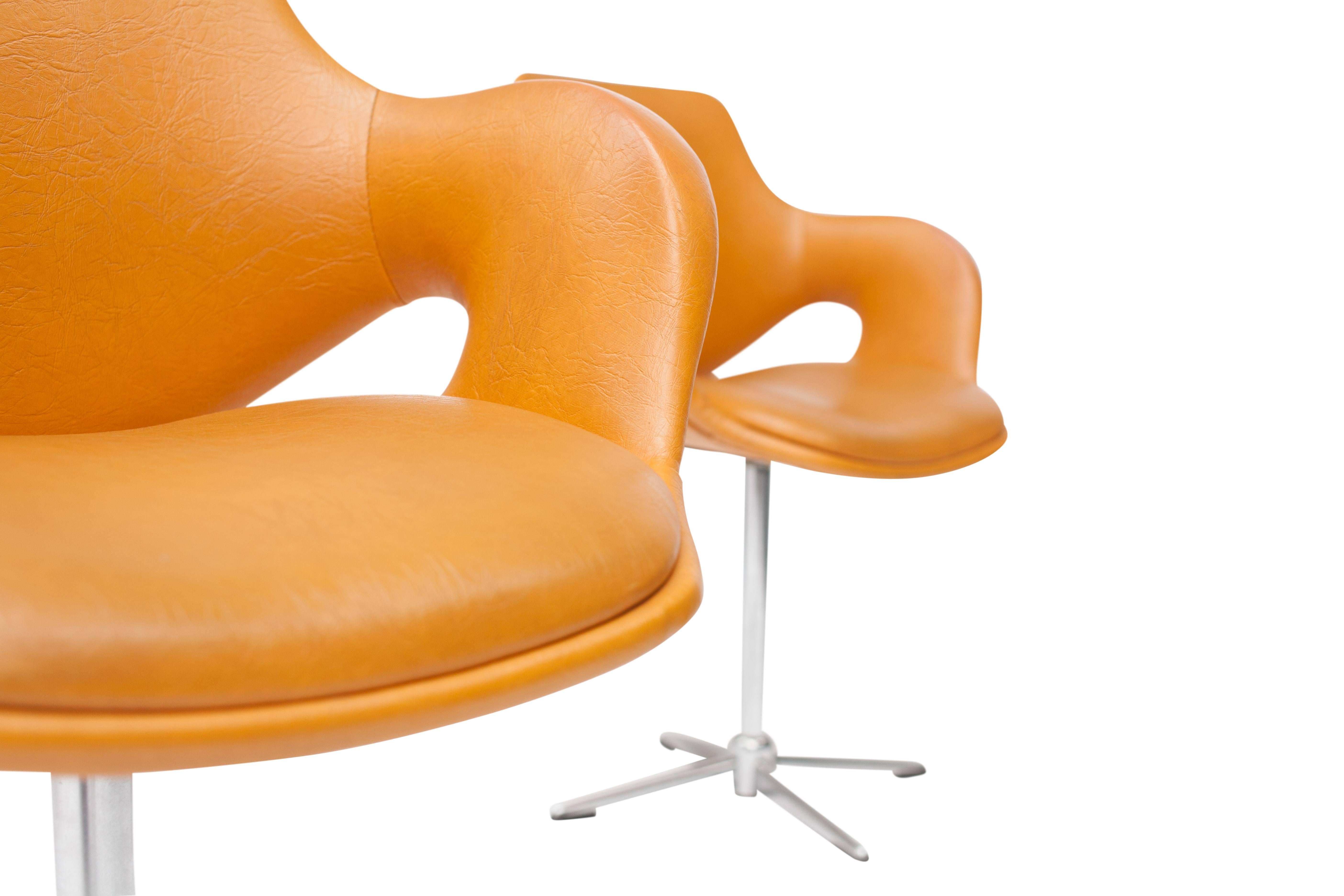 Mid-Century Modern Boris Tabacoff style Mid-Century modern Swivel Chairs