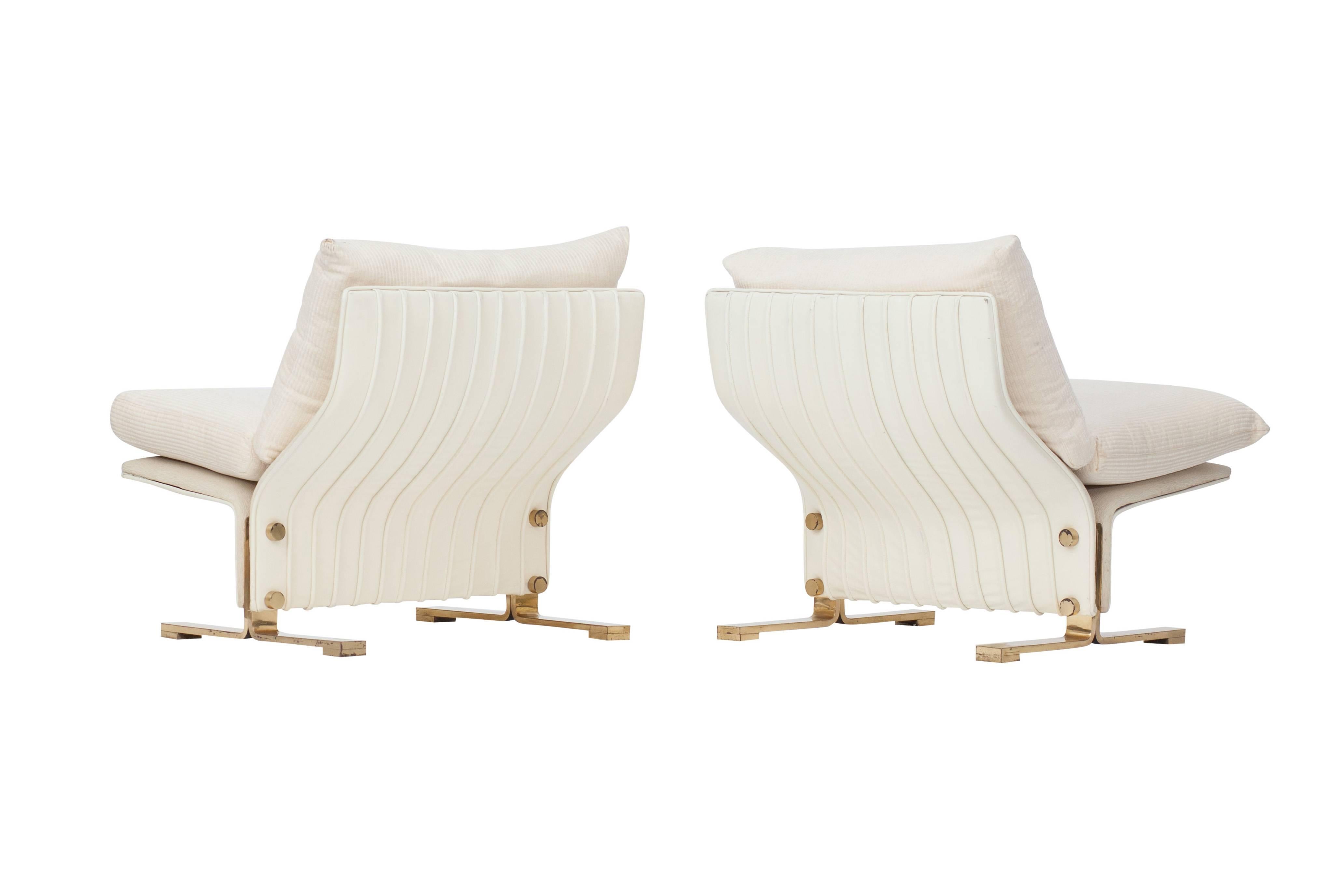 Marzio Cecchi Pair of Lounge chairs Italy, 1960s In Good Condition In Antwerp, BE