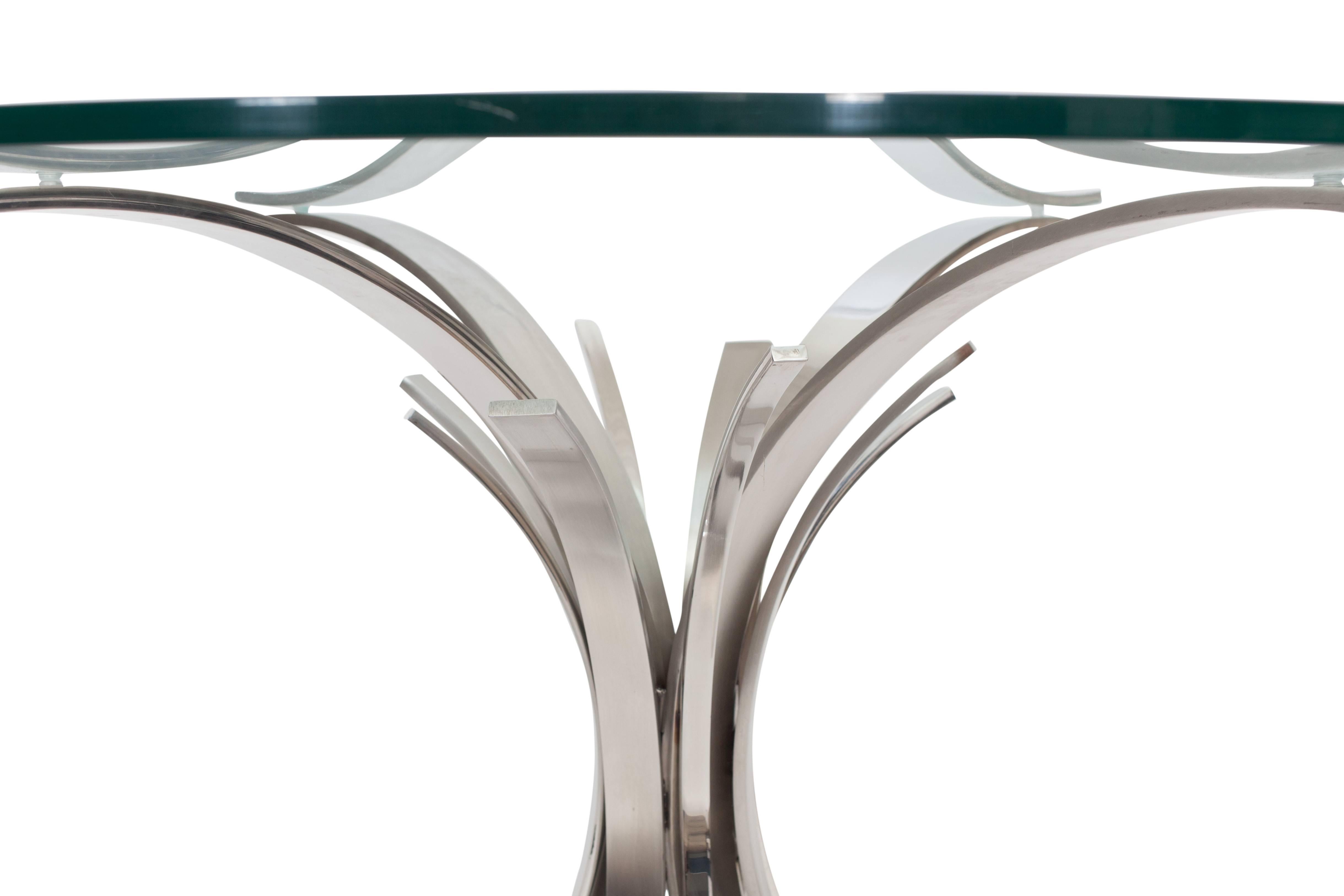 Maria Pergay Gerbe Glass Dining Table In Excellent Condition In Antwerp, BE