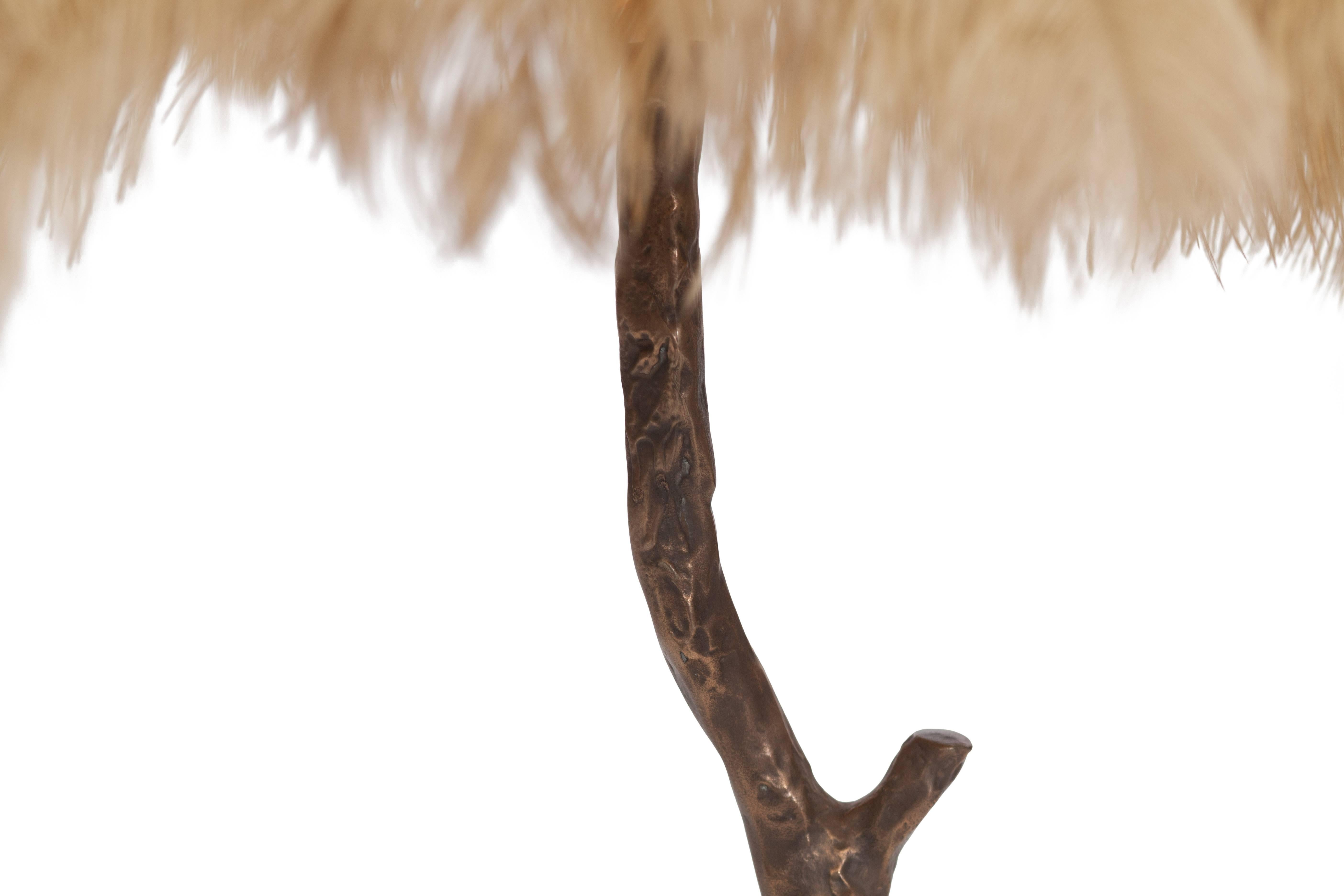 feather palm tree lamp