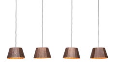 Pleated Copper Lamps by Piet Hein Eek