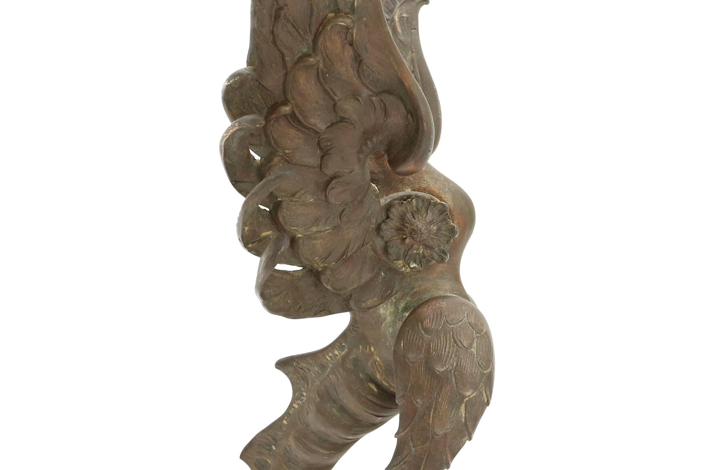 Asian 19th Century Bronze Garuda Incense Burner