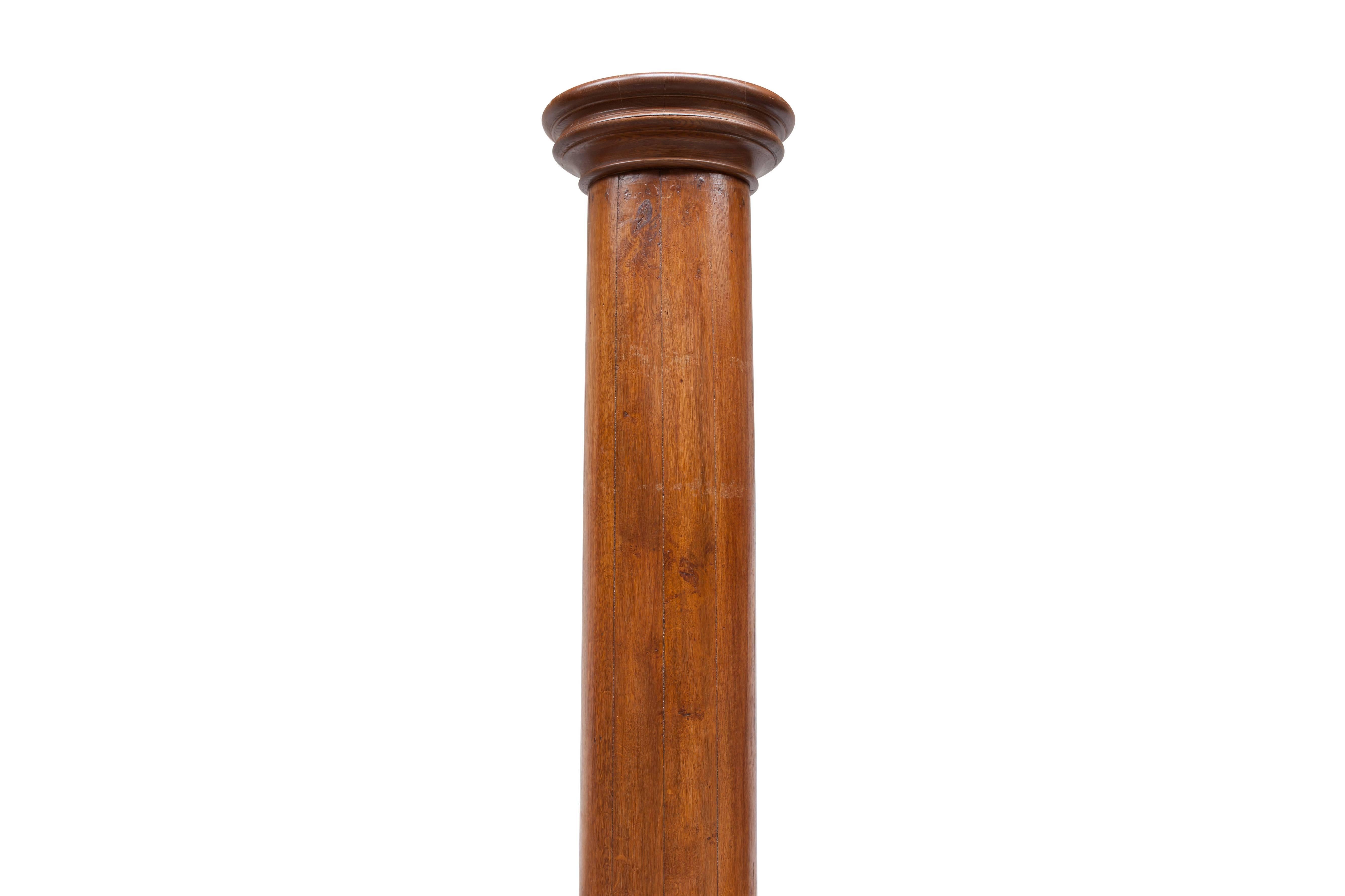 Neoclassical Majestic Oak Columns 1