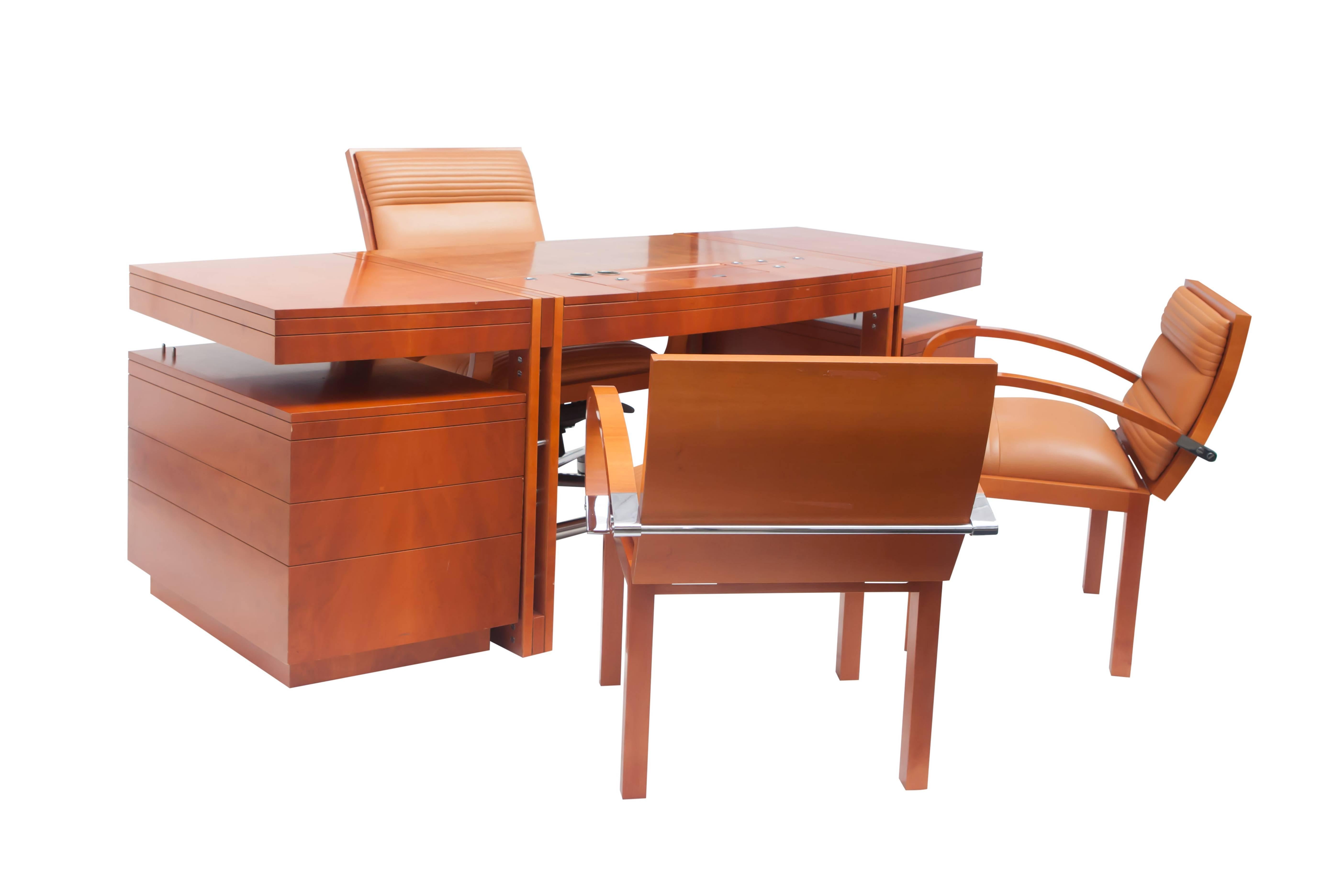 Late 20th Century Postmodern Luxury Manager's Desk Chair 'Casablanca' by Jaime Tressera, 1987
