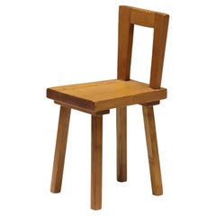 Dining Chair by Charlotte Perriand for Les Arcs, France, 1960s