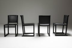 Ebonized Oak Dining Chairs by Antonio Citterio for Maxalto, 2000s