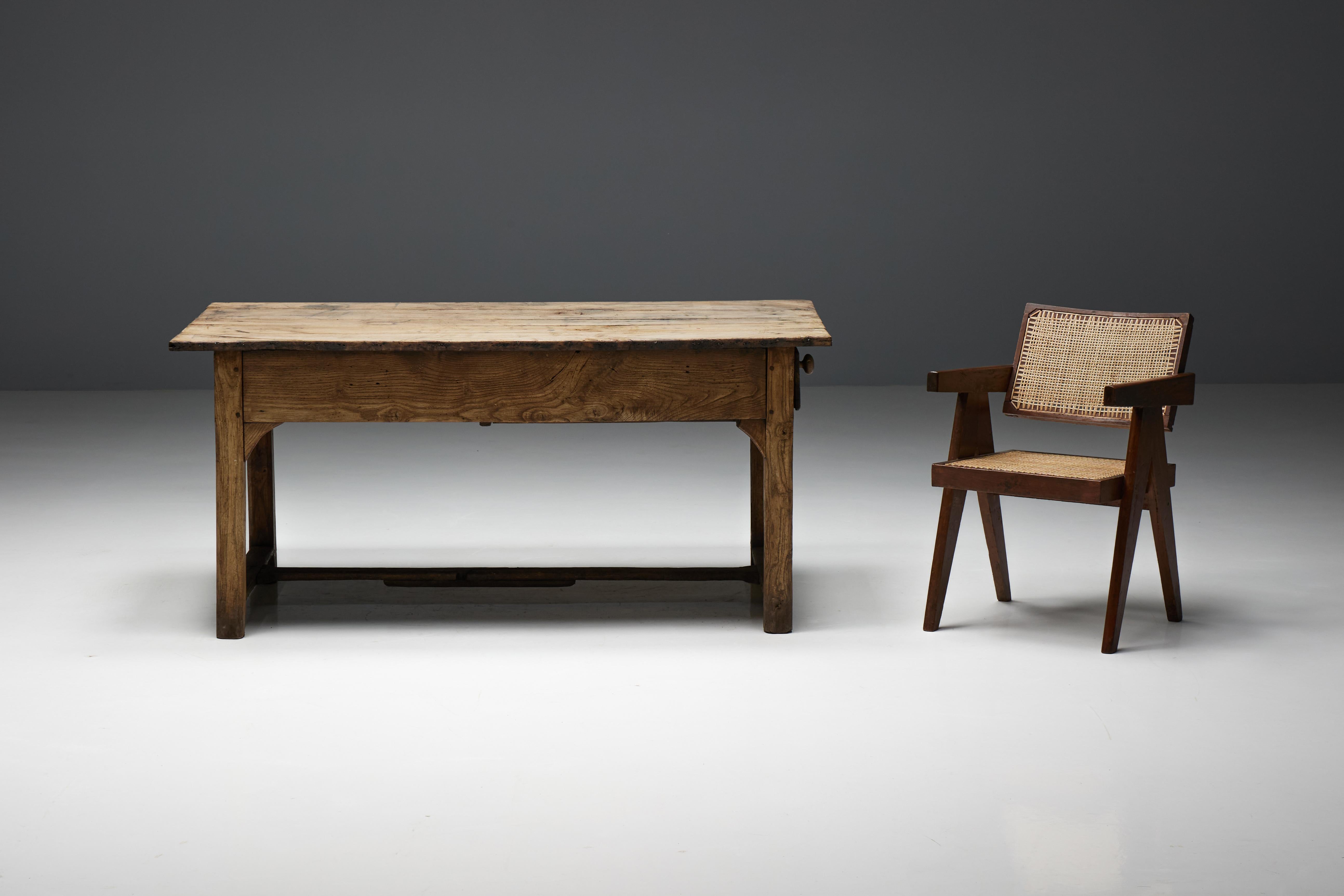 XIXe siècle Table de salle à manger populaire Travail, France, 19ème siècle en vente