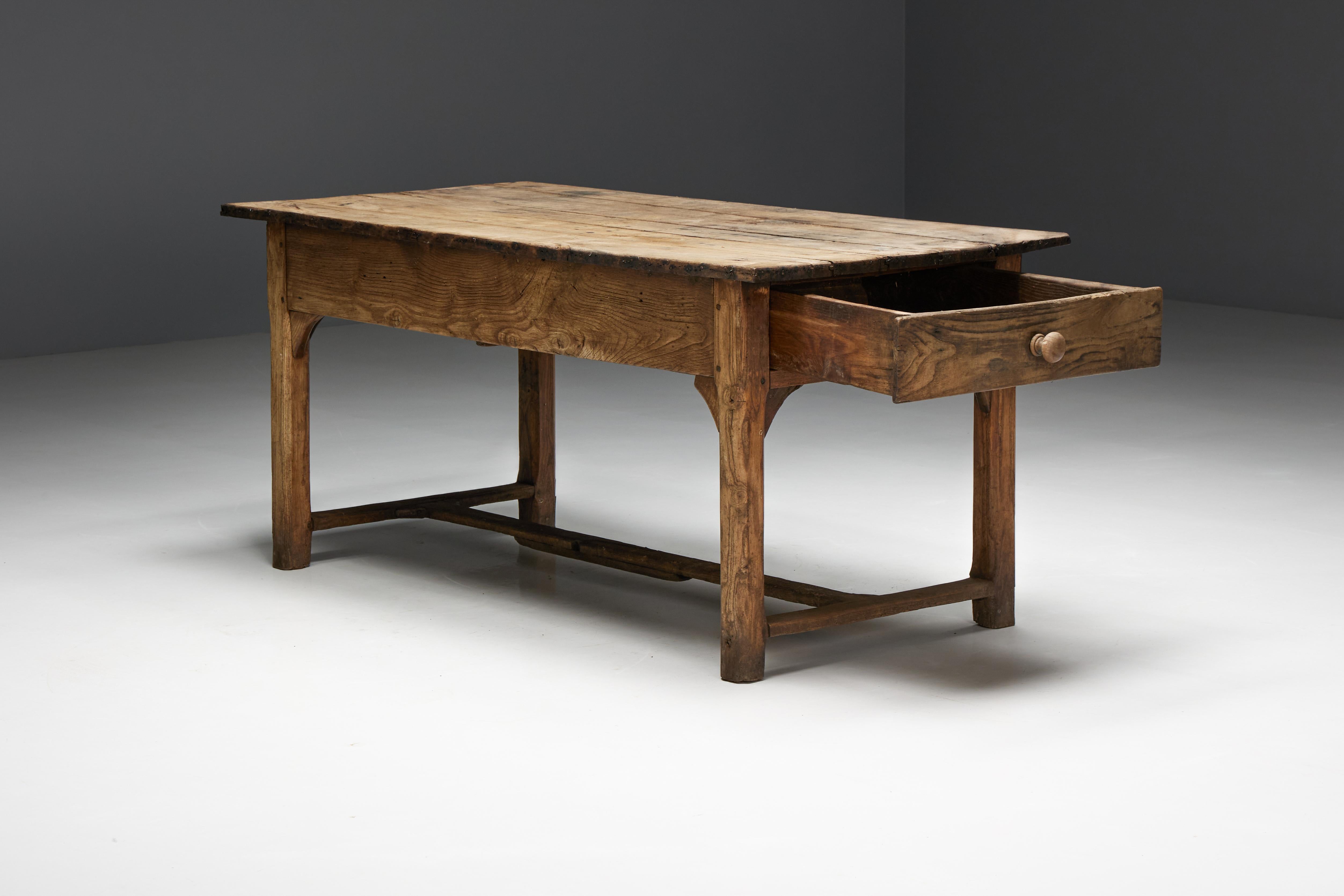 Table de salle à manger populaire Travail, France, 19ème siècle en vente 1
