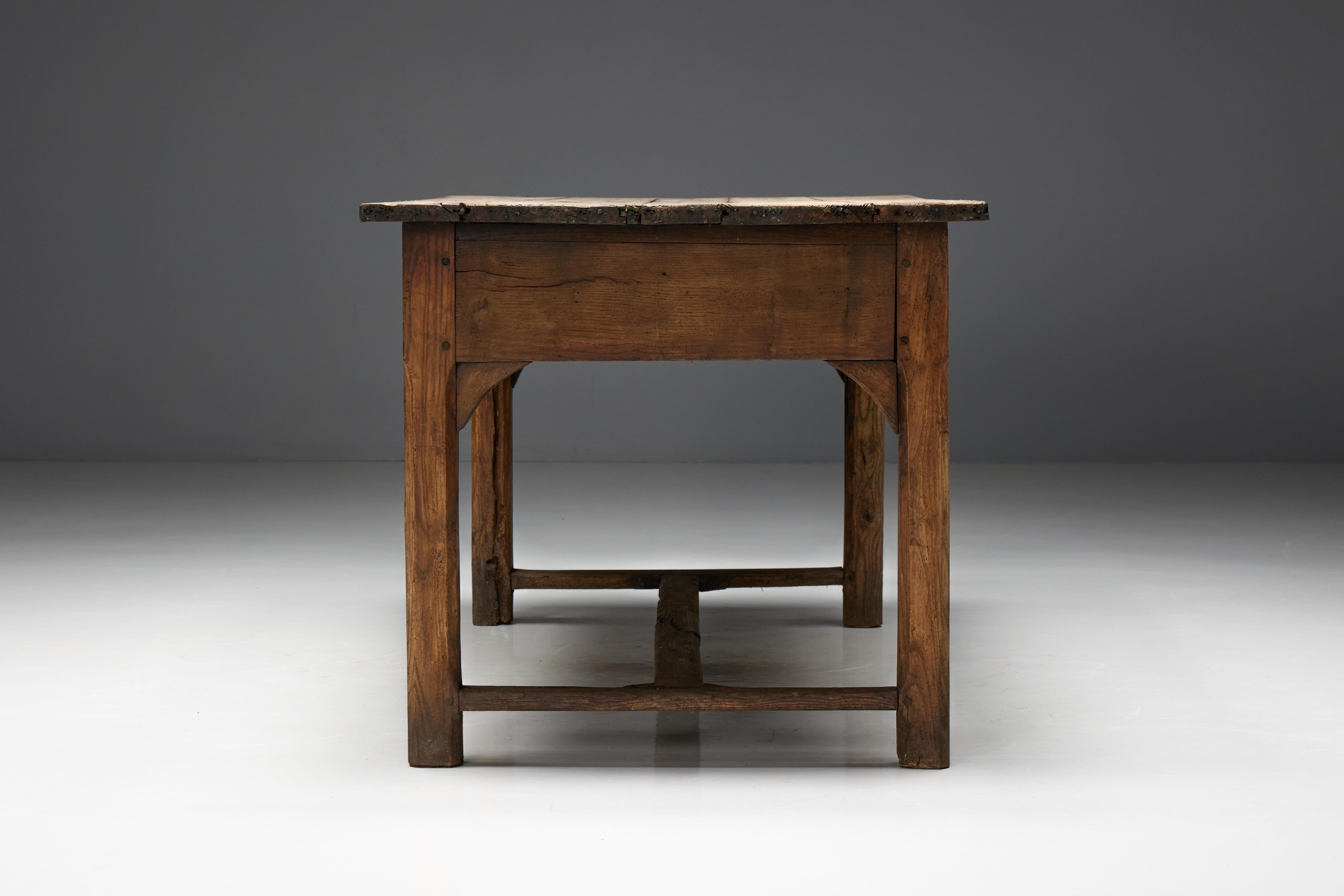 Table de salle à manger populaire Travail, France, 19ème siècle en vente 5