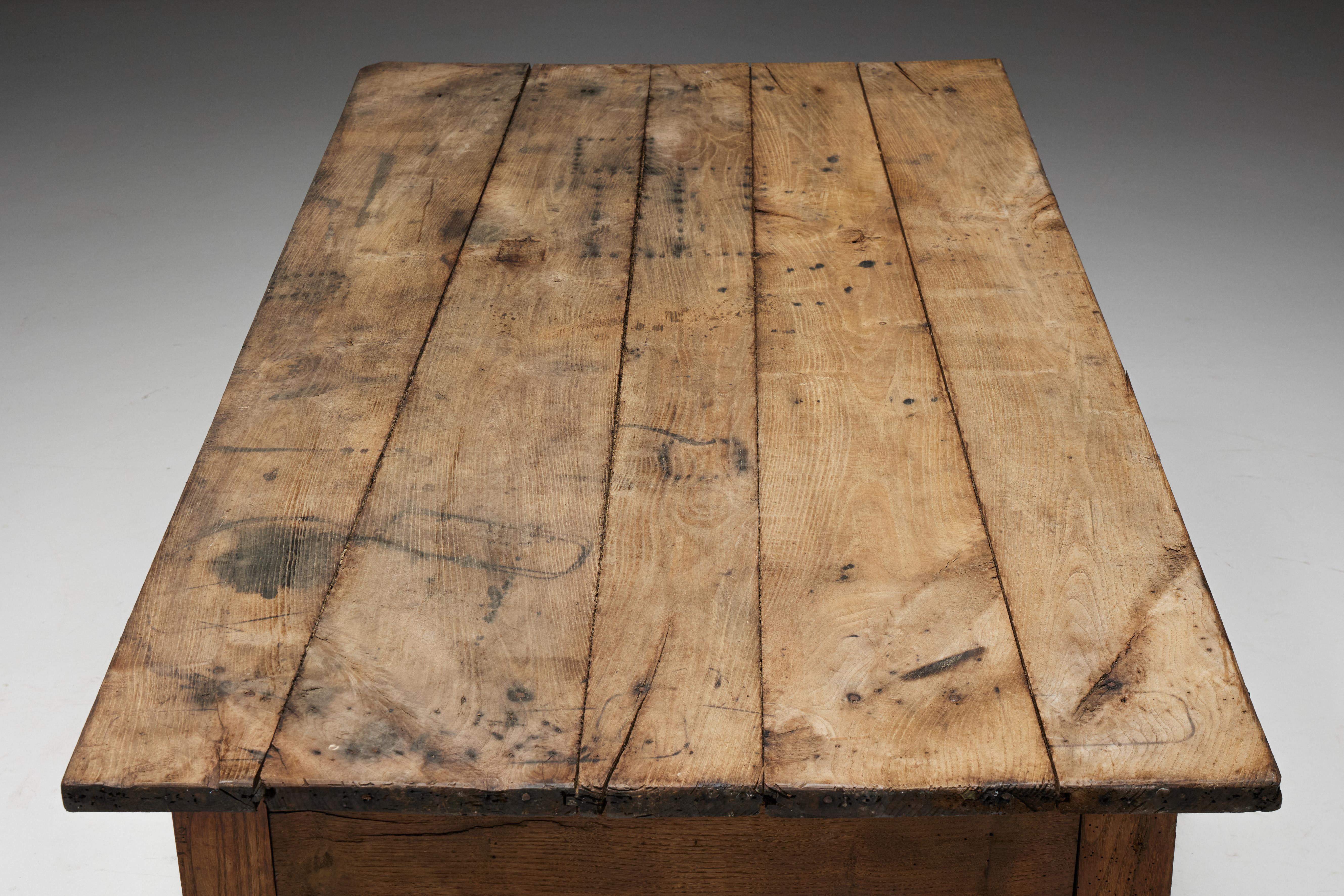 Table de salle à manger populaire Travail, France, 19ème siècle en vente 4