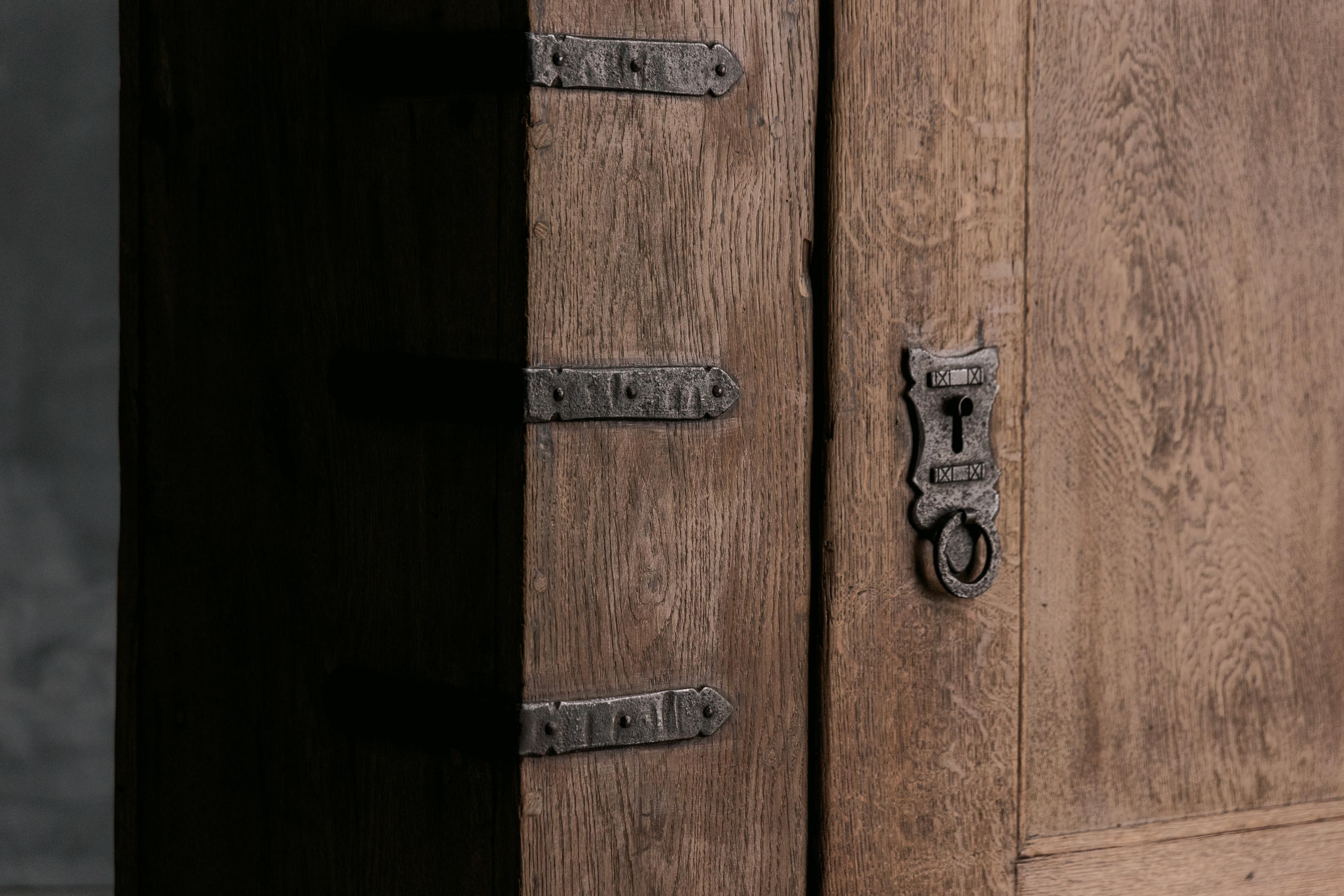 Brutalist Folk Art Cabinet, Spain, 18th Century 11