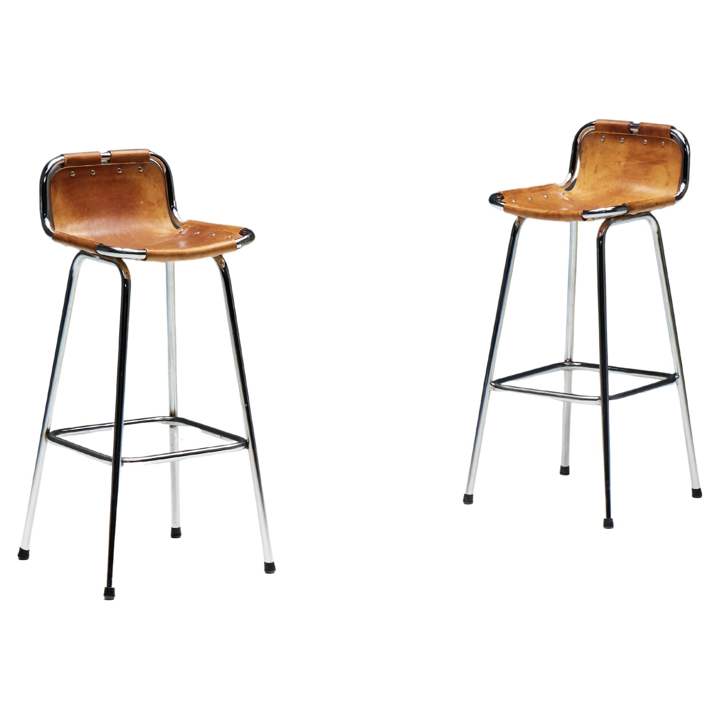 Bar Stools by Charlotte Perriand for Les Arcs, France, 1960s
