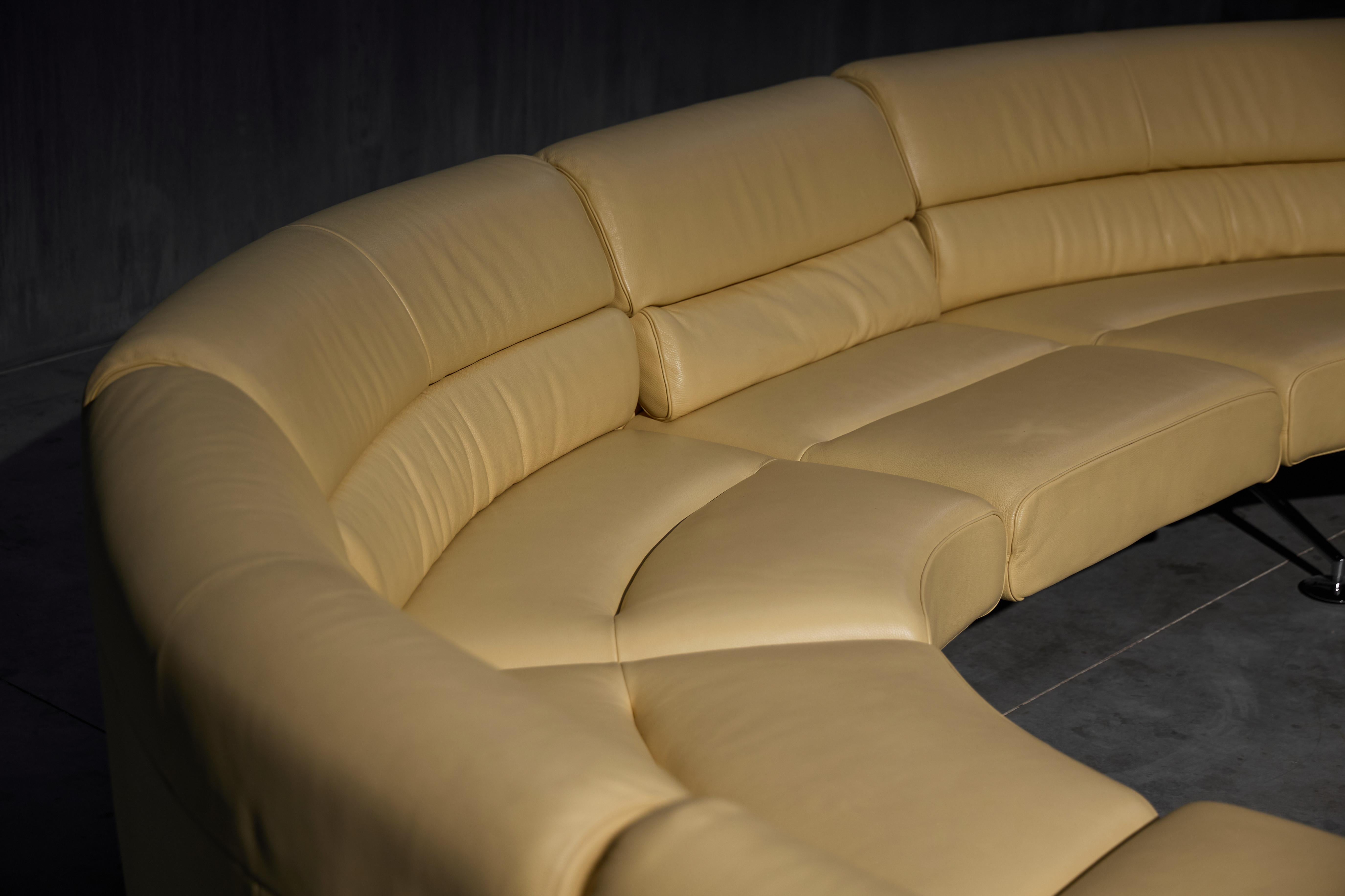 Cuir Canapé DS-470 par Thomas Althaus pour De Sede, Suisse, années 1970 en vente