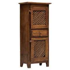 Armoire artisanale rustique, France, 19ème siècle