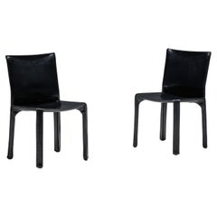 Chaises CAB 412 de Mario Bellini pour Cassina, Italie, 1970