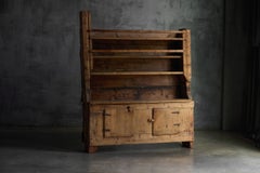 Rustic Art Populaire Pine Dresser, France, 19th Century