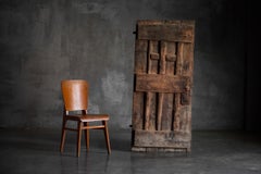 Rustic Vernacular Pine Door, Hautes-Alpes, France, 19th Century