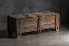 Large Vernacular Folk Art Chest, Italy, 19th Century